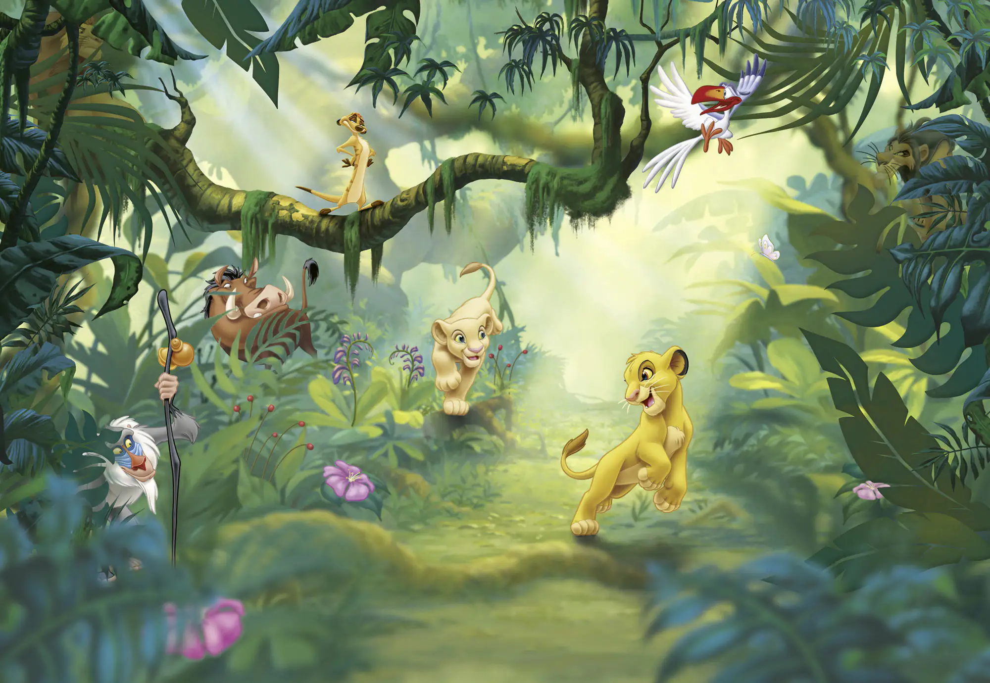Komar Fototapete Lion King Jungle 368 x 254 cm Komar Fototapete Lion King Jungle 368 x 254 cm
