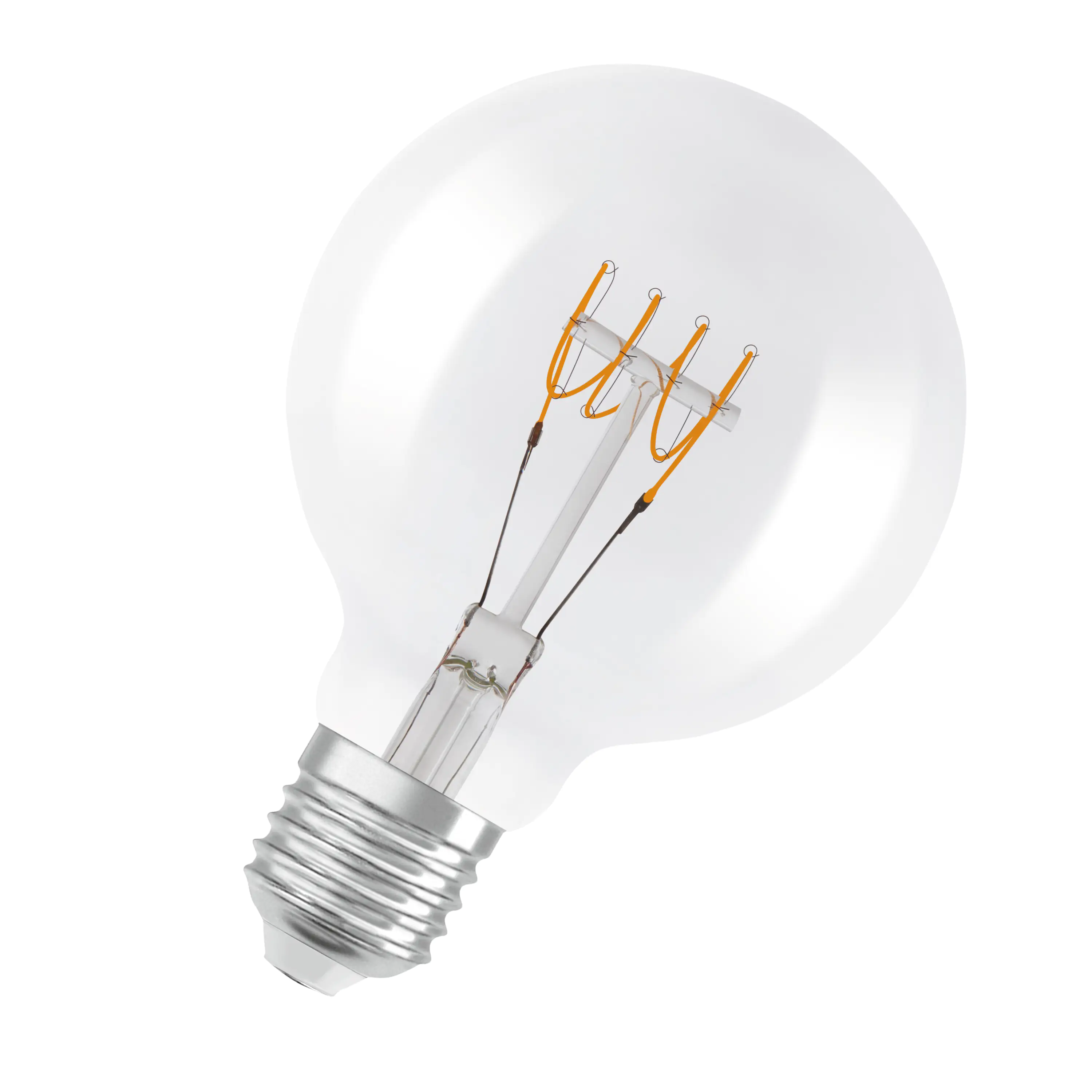Osram LED Leuchtmittel Globe 95 E27 4,8 W warmweiß klar