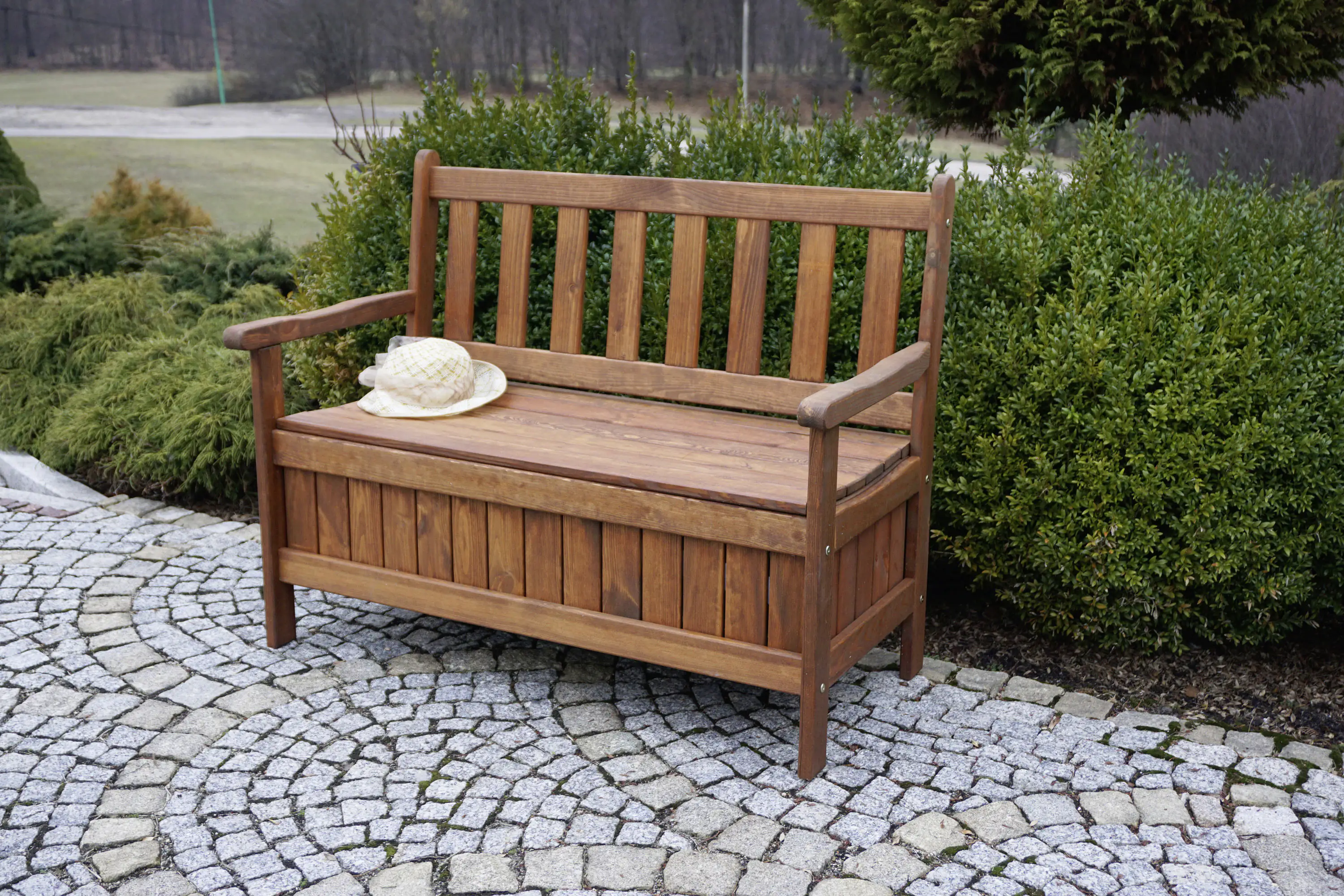 Dobar Massive Truhenbank mit Stauraum