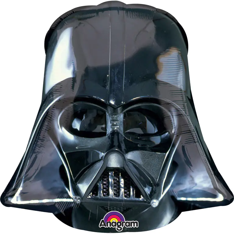Folienballon Darth Vader Helm 63 x 63 cm Folienballon Darth Vader Helm 63 x 63 cm