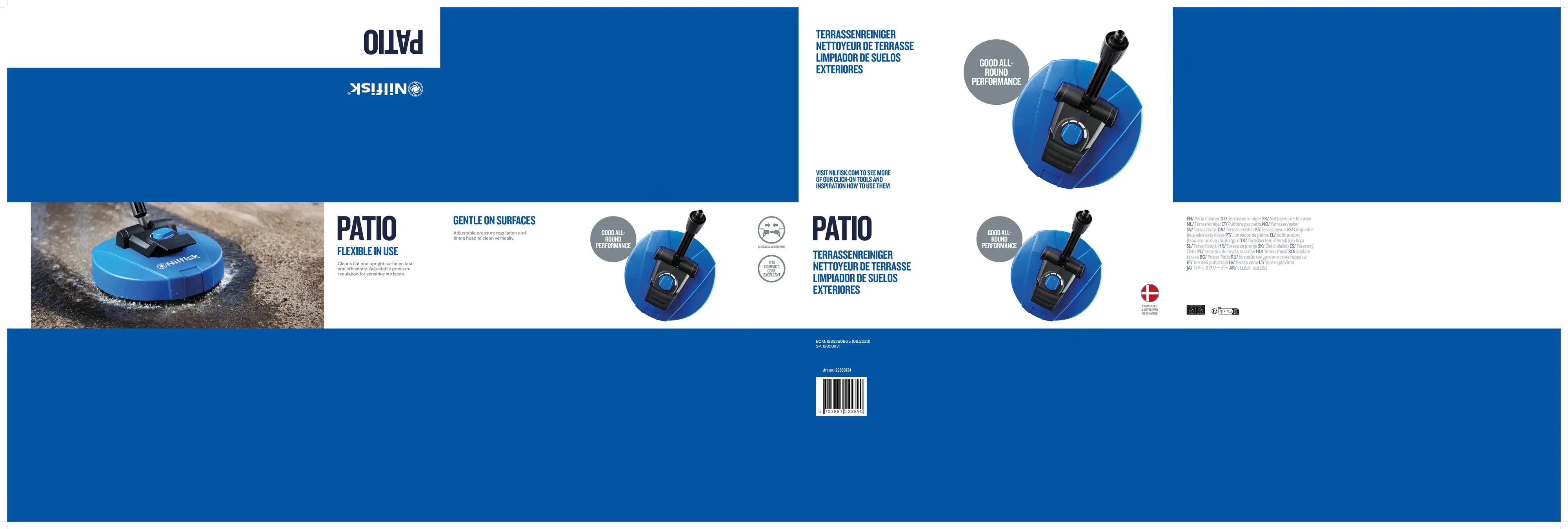 Nilfisk Hochdruckreiniger E 145.4-9 P X-tra 2100 W 145 bar 500 l/h