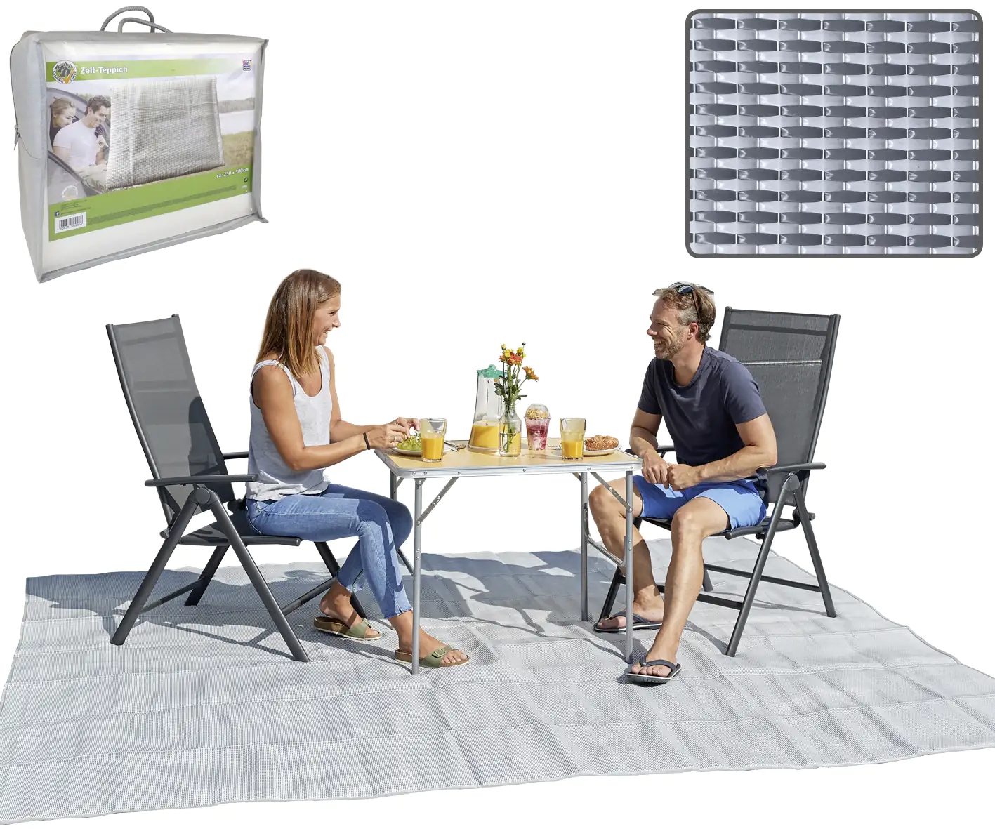 Happy People Zelt-Teppich 250 x 300 cm