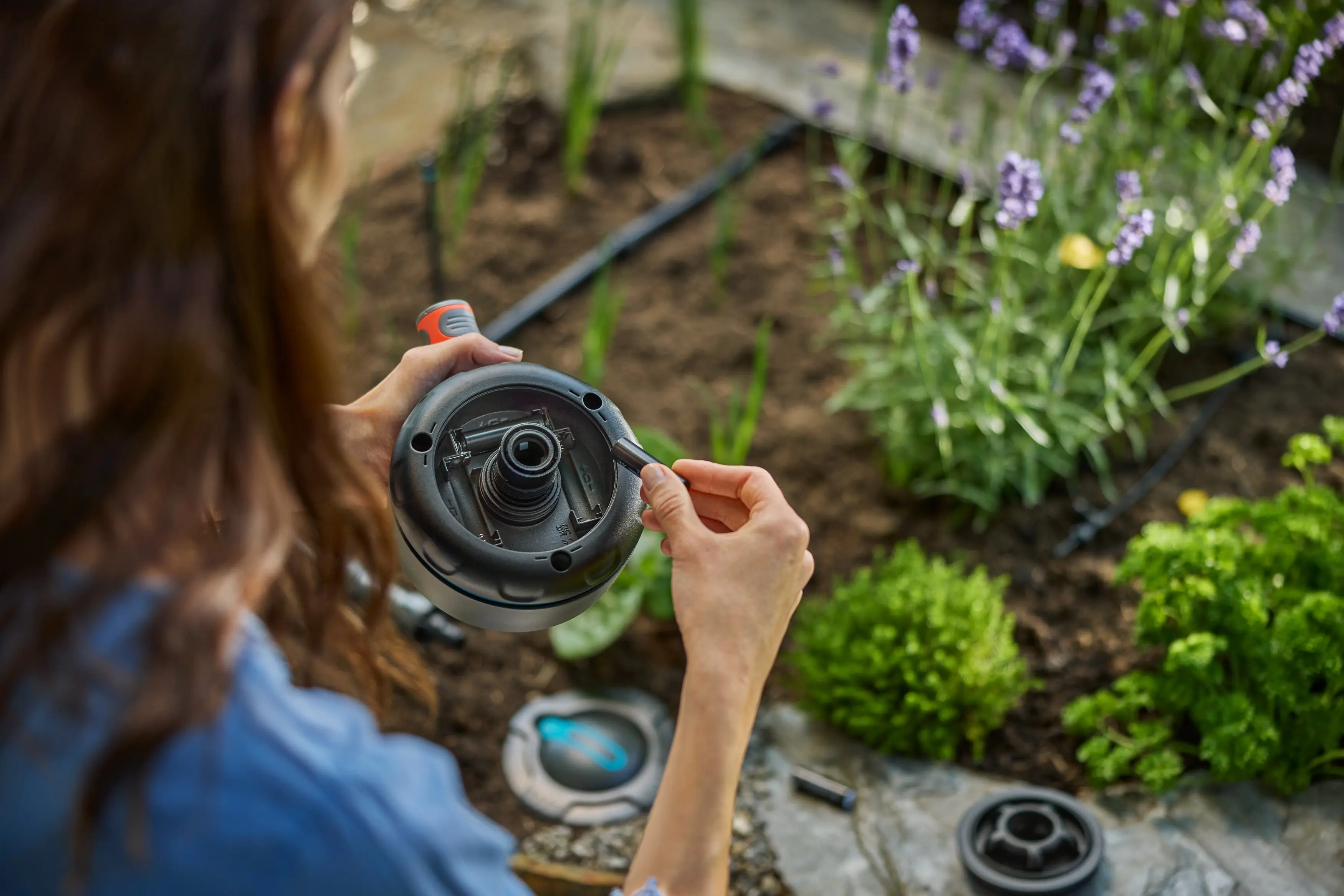 Gardena Bewässerungssteuerung smart Pipeline inkl. Hahn- & Schlauchverbinder