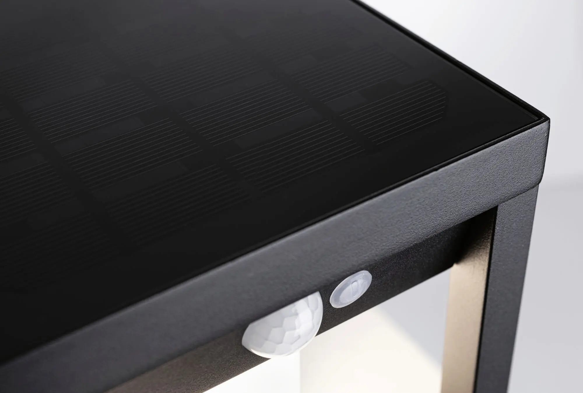 Paulmann LED Solarleuchte Marisol schwarz 27 x 15 cm mit Bewegungsmelder