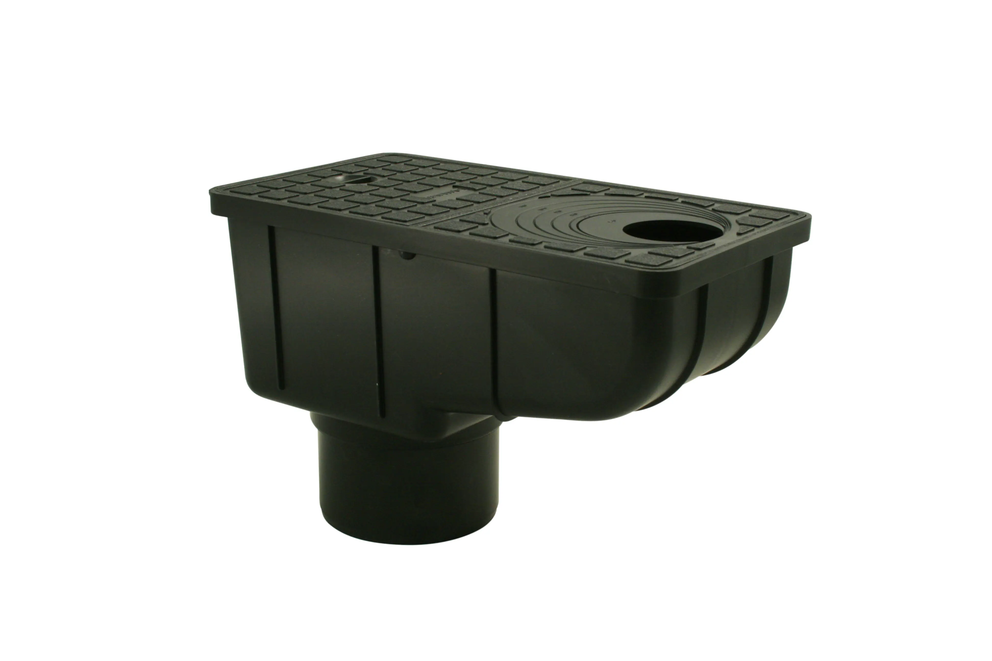 Marley Regensinkkasten RSK 1500 für Fallrohre 50 - 125 mm mit Laubfangkorb schwarz