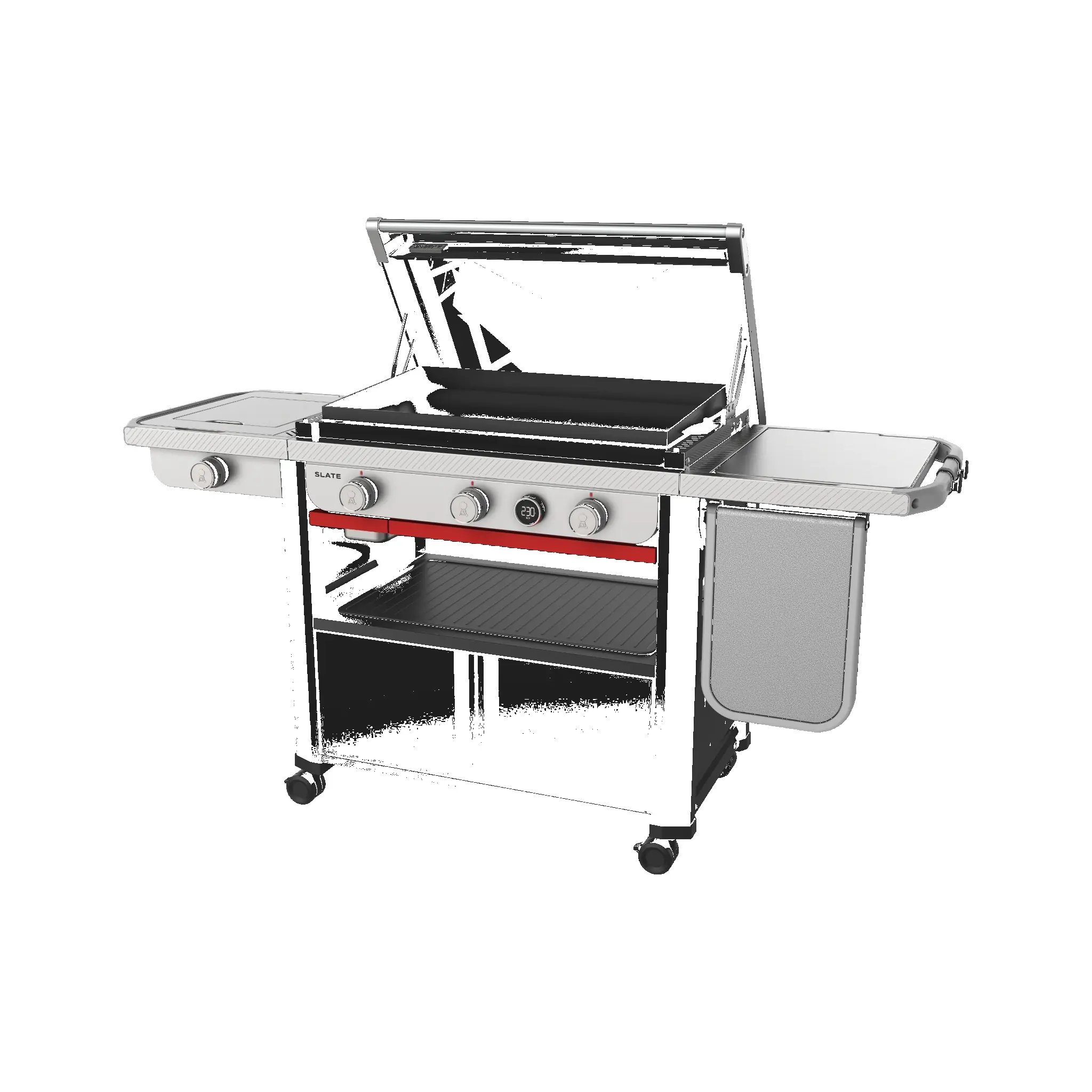 Weber Gasgrill Slate GPSB Plancha Grillfläche: 76 x 46 cm