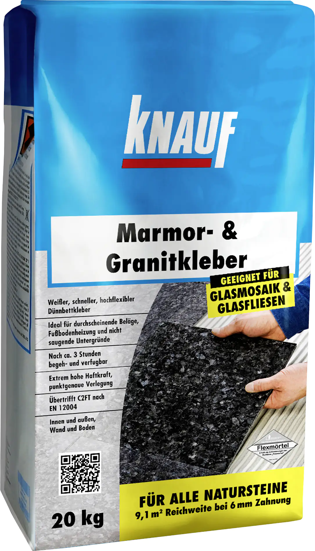 Knauf Fliesenkleber Marmor- und Granit 20 kg Knauf Fliesenkleber Marmor- und Granit 20 kg