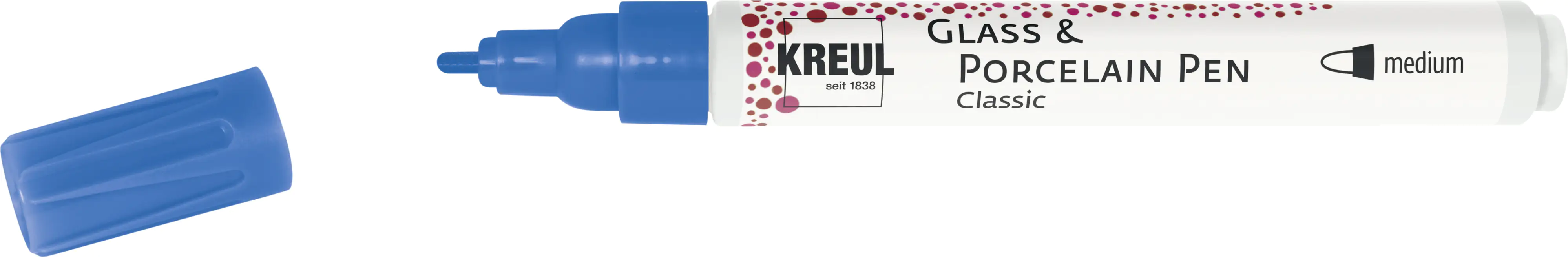 Kreul Glass & Porcelain Pen Classic lapisblau 2 - 4 mm