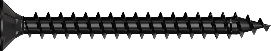 HSI Black-Tec Universalschrauben TX20 Ø 3,5 x 16 mm - 50 Stück verzinkt schwarz