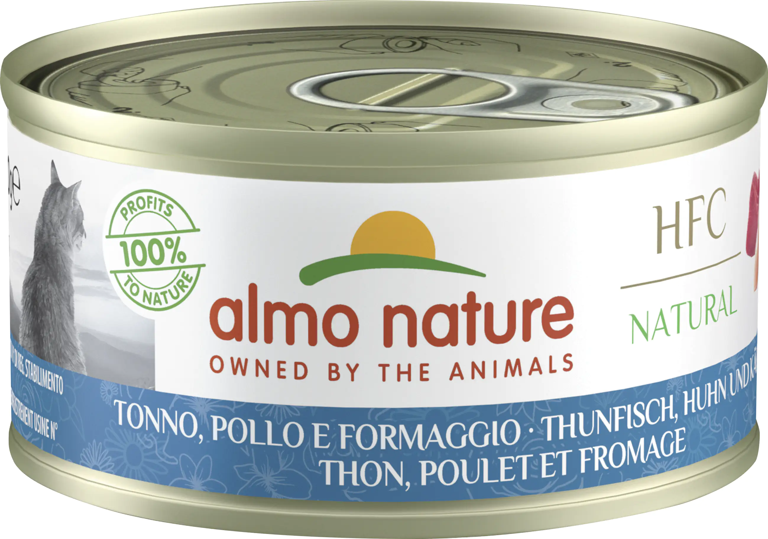 Almo Nature HFC Katzenfutter Thunfisch mit Huhn & Käse 70 g Almo Nature HFC Katzenfutter Thunfisch mit Huhn & Käse 70 g
