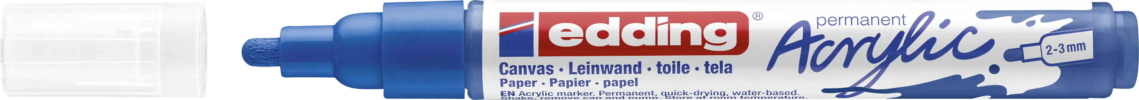 edding 5100 Acrylmarker medium enzianblau 2 - 3 mm