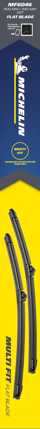 Michelin Scheibenwischer Multi Fit Set MF6046