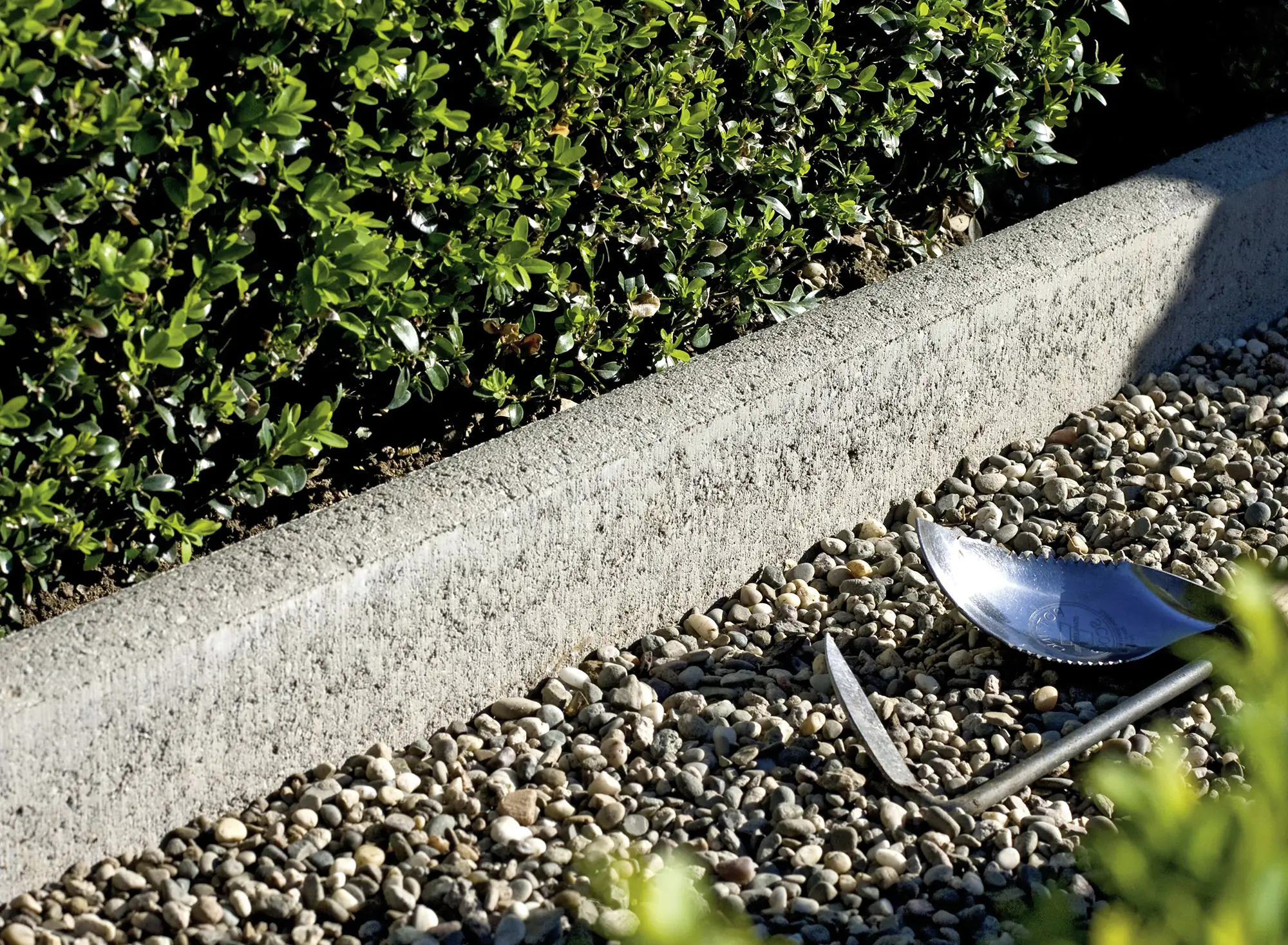 Kann Randstein mit Nut- und Feder 100 x 25 x 5 cm grau