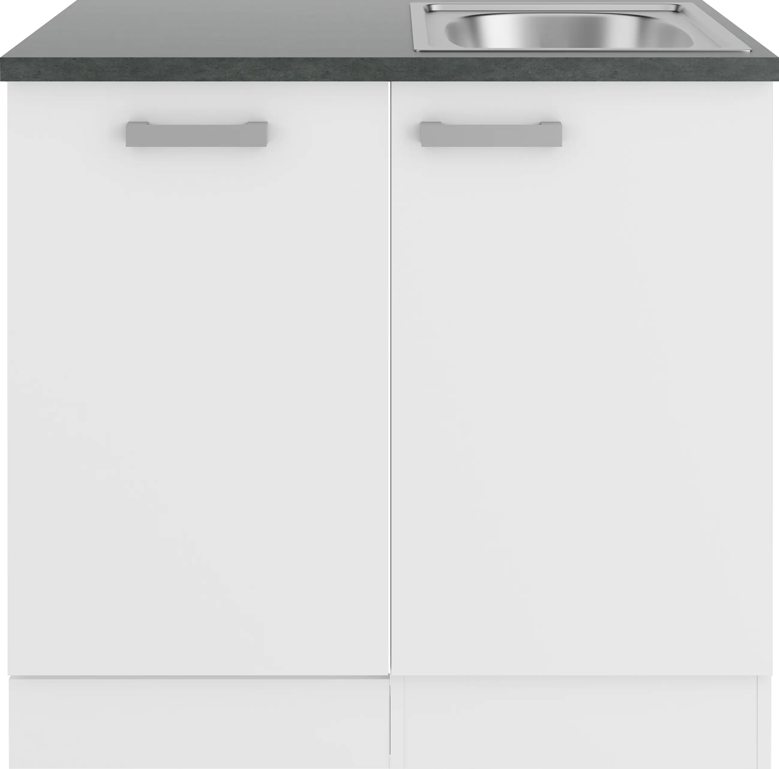 Optifit Spüle mit Unterschrank-Set Oslo 214 weiß 90 cm