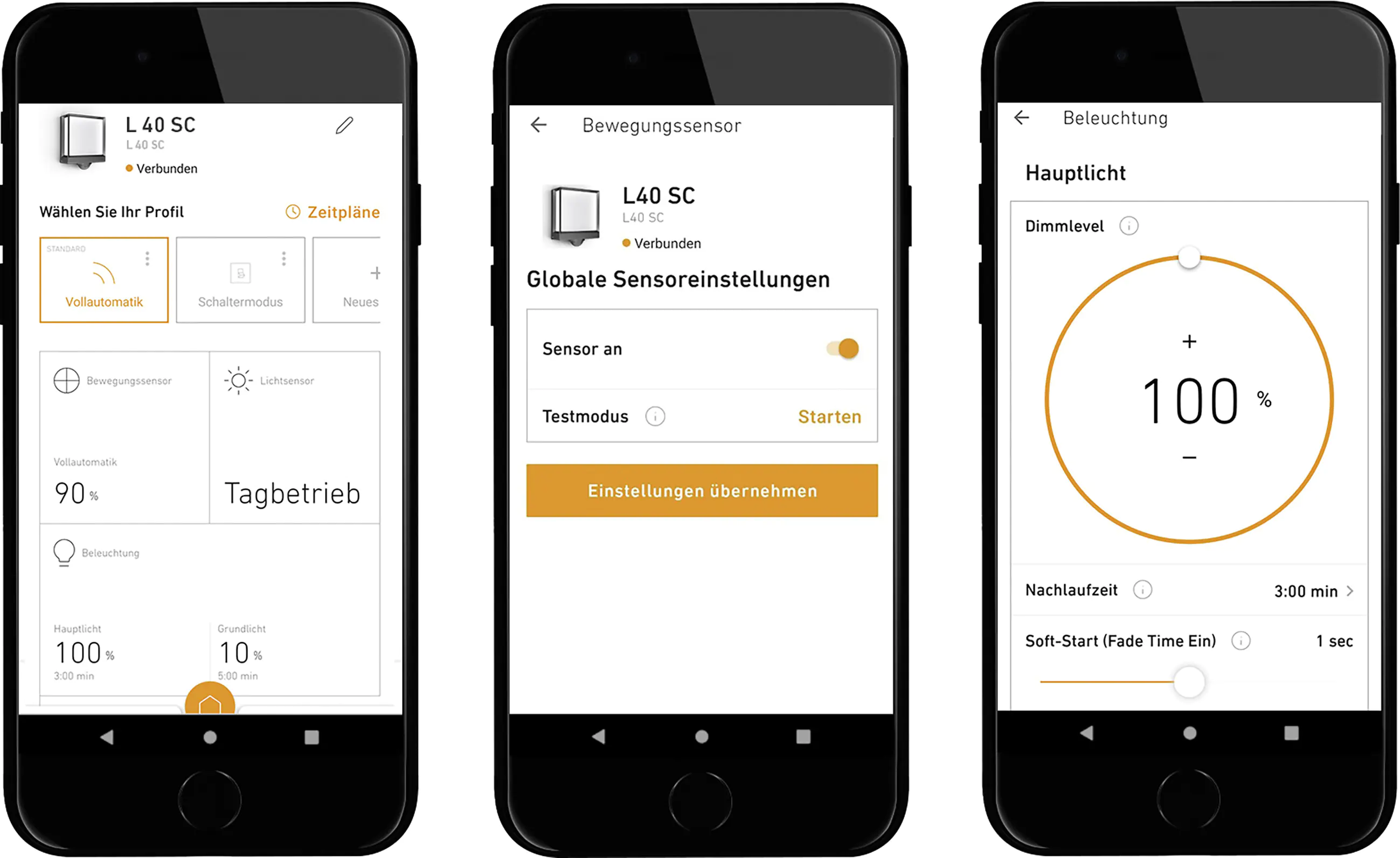 Steinel LED Außenleuchte L 40 SC 12,9W, anthrazit, Alu