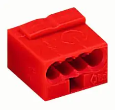 Wago Micro Steckklemme Anzahl Leiter: 4, 0,6 - 0,8 mm², 10 Stück