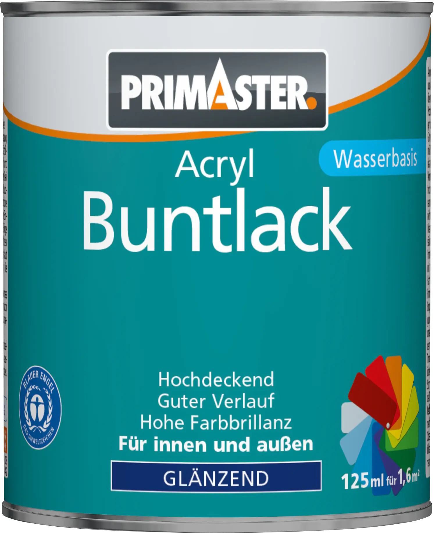 Primaster Acryl Buntlack RAL 3000 125 ml feuerrot glänzend