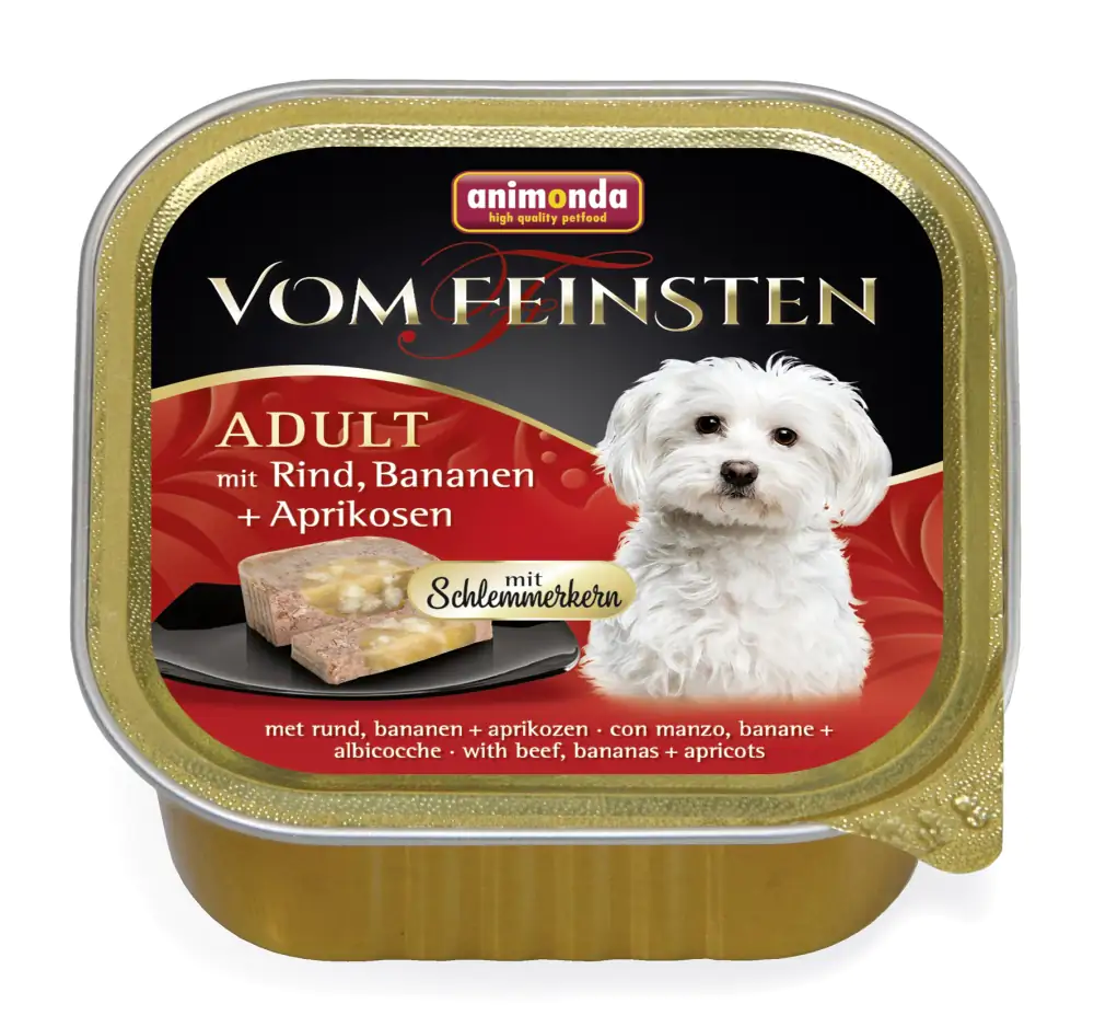 4017721826662 Animonda Vom Feinsten Adult Schlemmerkern Rind Bananen & Aprikosen 150 g