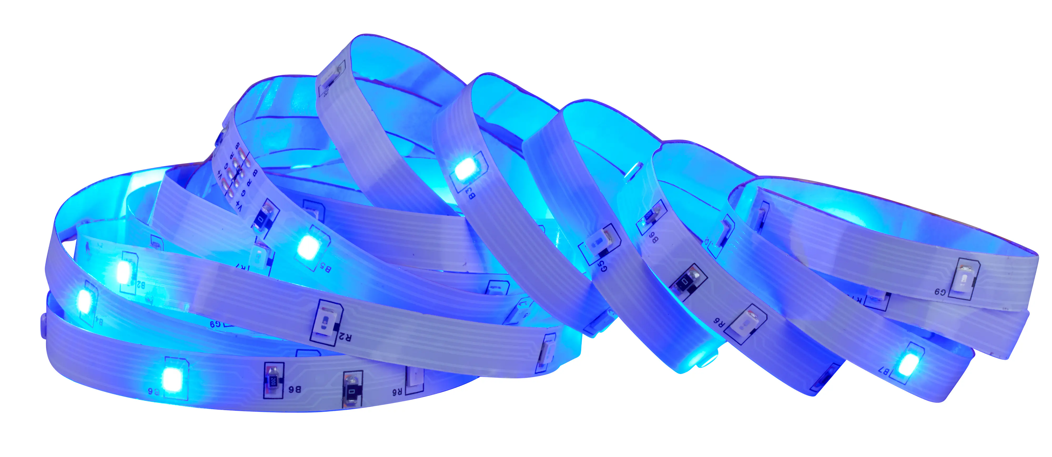 Briloner LED-Streifen RGB mit integriertem Akku 3 m weiß