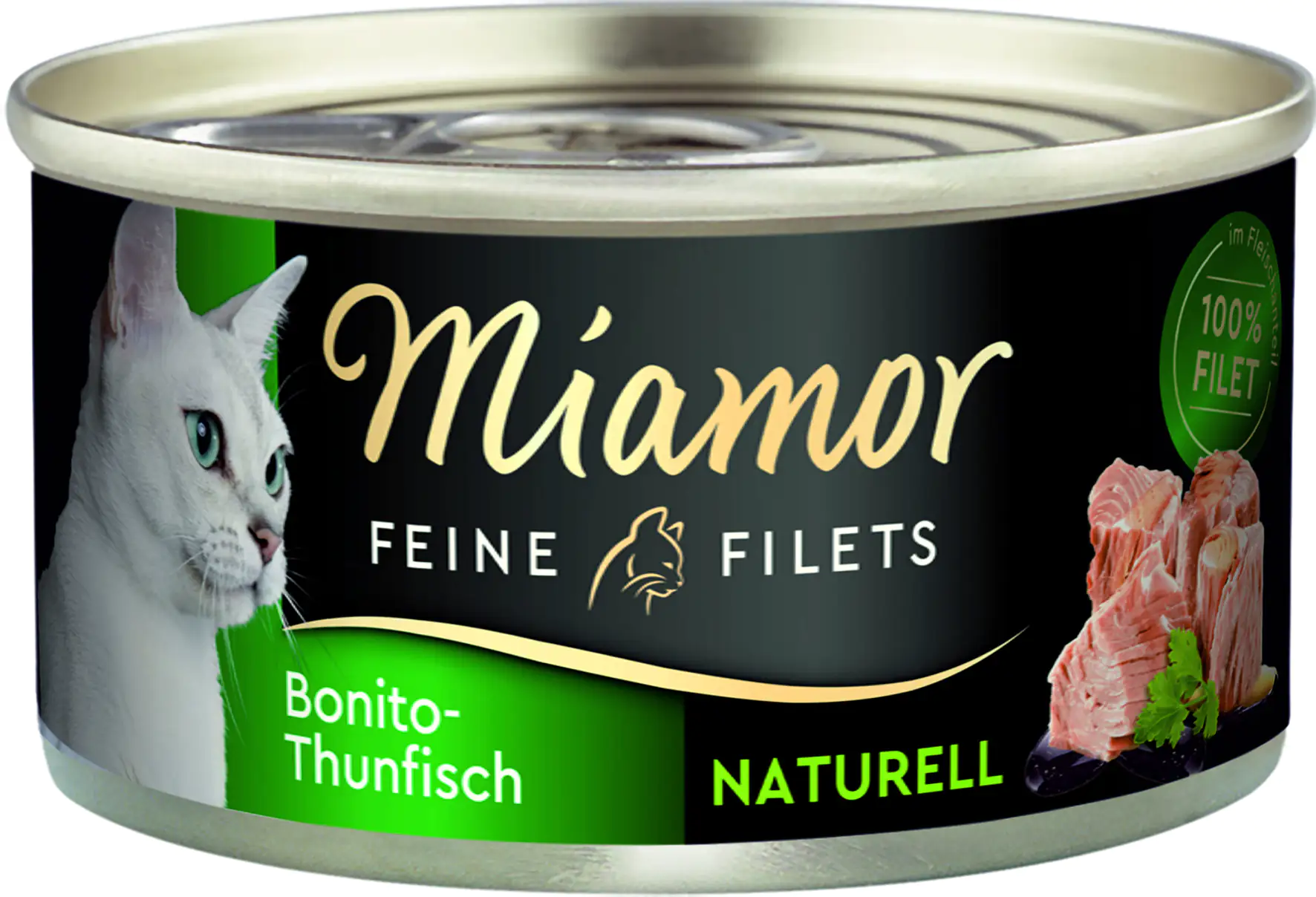 Katzennassfutter Feine Filets naturelle Bonito-Thunfisch 80 g Miamor Katzennassfutter Feine Filets naturelle Bonito-Thunfisch 80 g Miamor
