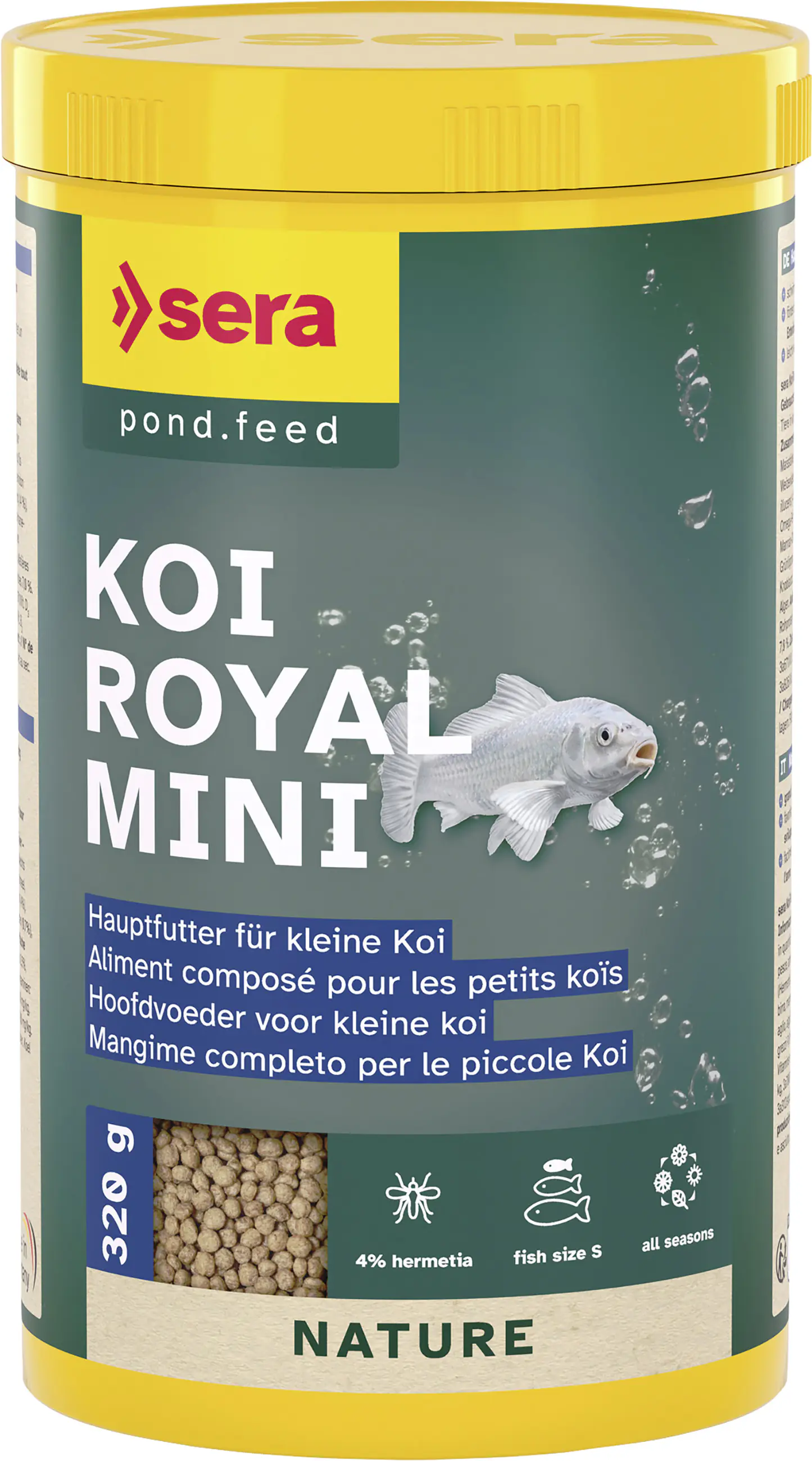 Sera Koifutter Royal Mini für kleinere Koi 1 L Sera Koifutter Royal Mini für kleinere Koi 1 L