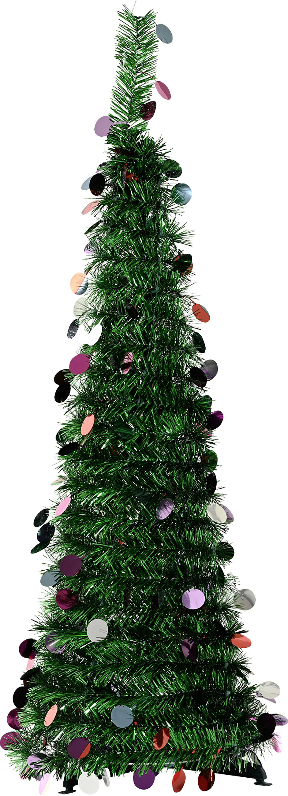 Decoris Deko-Weihnachtsbaum mit Weihnachtsschmuck Konus 150 x 32 cm grün