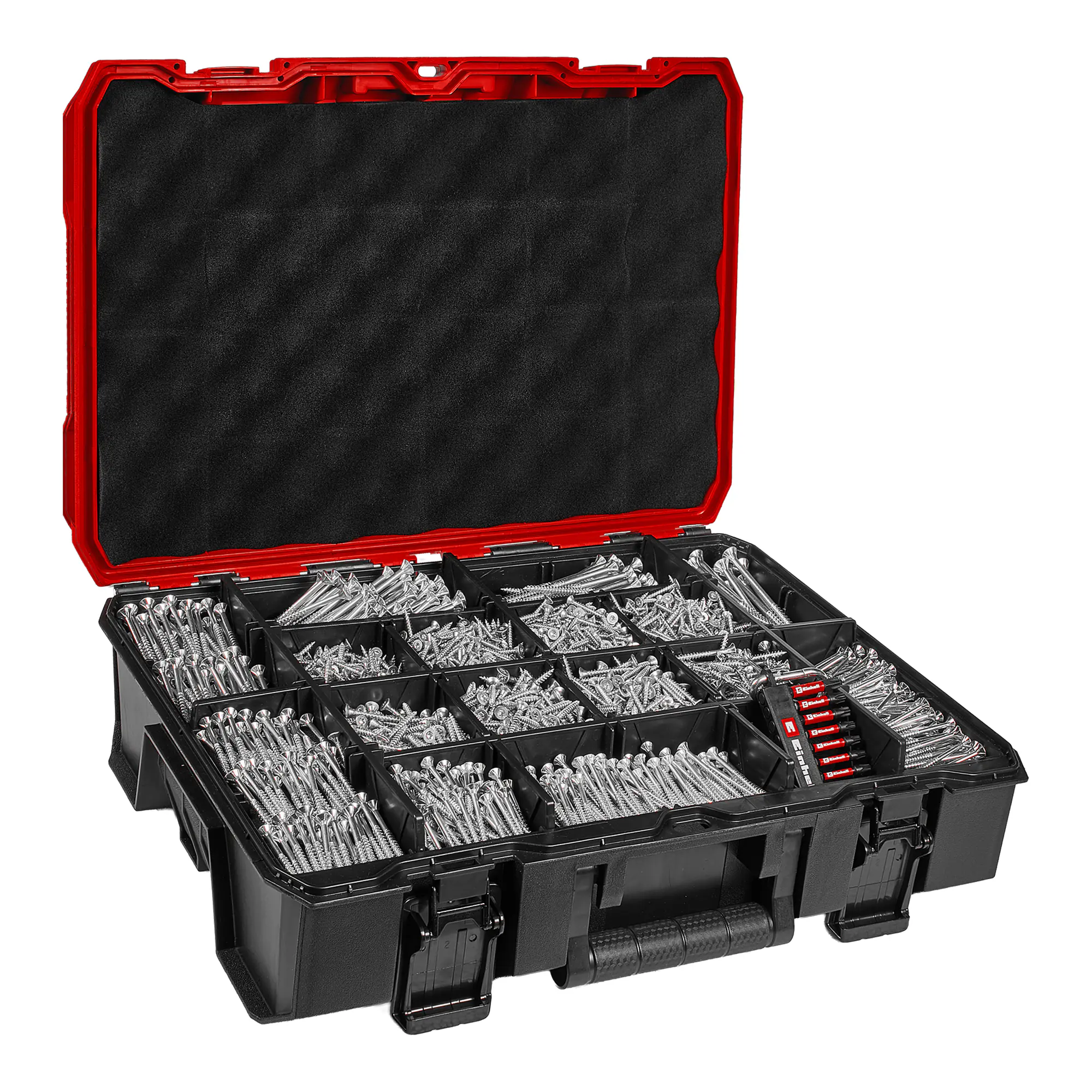 Einhell Schraubenset mit Bits in E-Case-Koffer 2.445-teilig