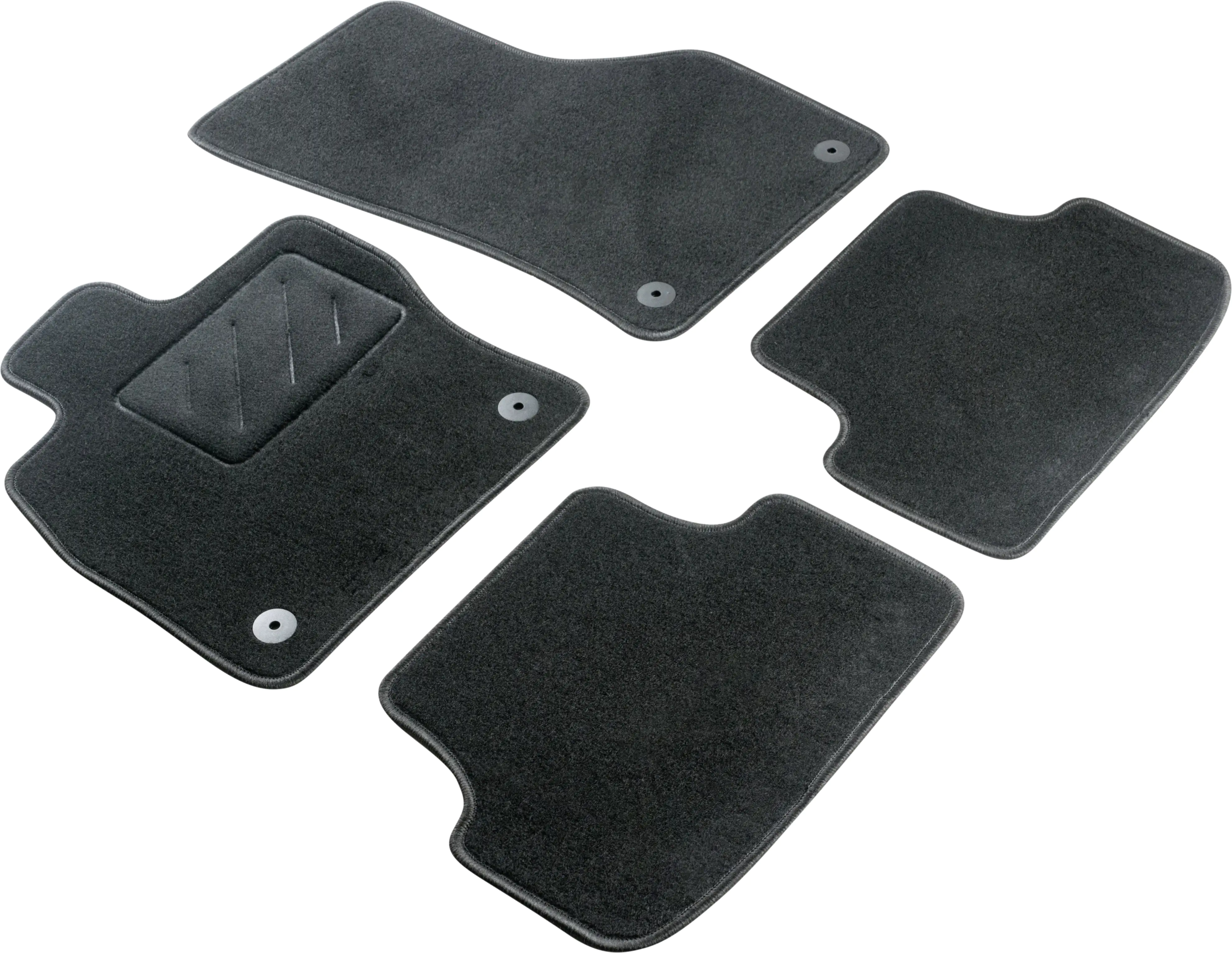 Walser Passform Fußmatten für Audi A5 Coupe/A5 Cabrio/S5 4-teilig