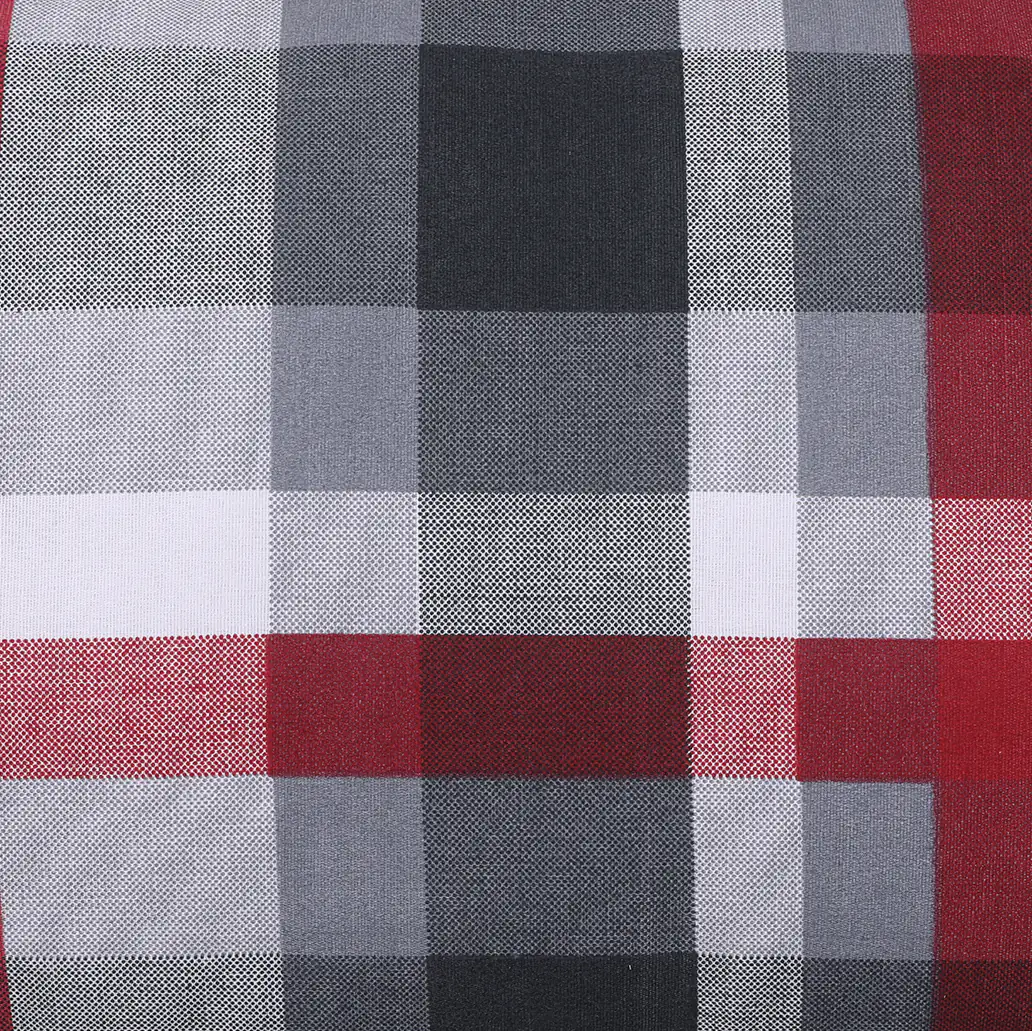 GO-DE Hollywood-Auflage 4-tlg. 50 cm x 180 cm x 8 cm, rot, karo rot GO-DE Hollywood-Auflage 4-tlg. 50 cm x 180 cm x 8 cm, rot, karo rot