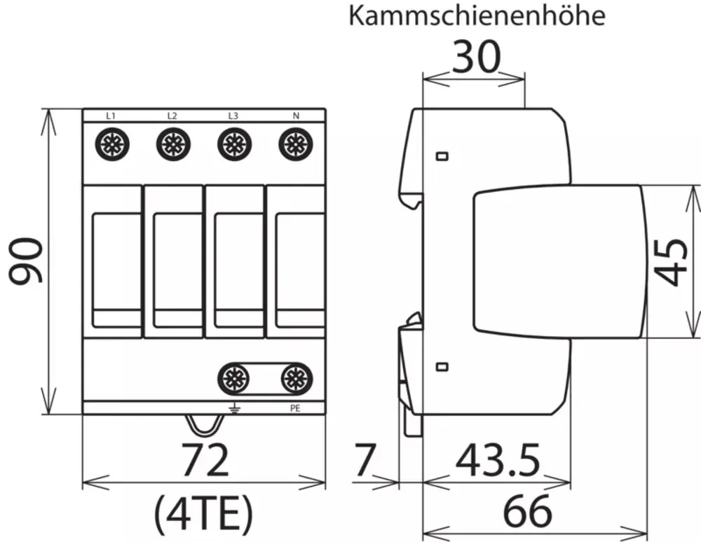 DEHN Überspannungsableiter DEHNguard M TNS 275 Ableiter