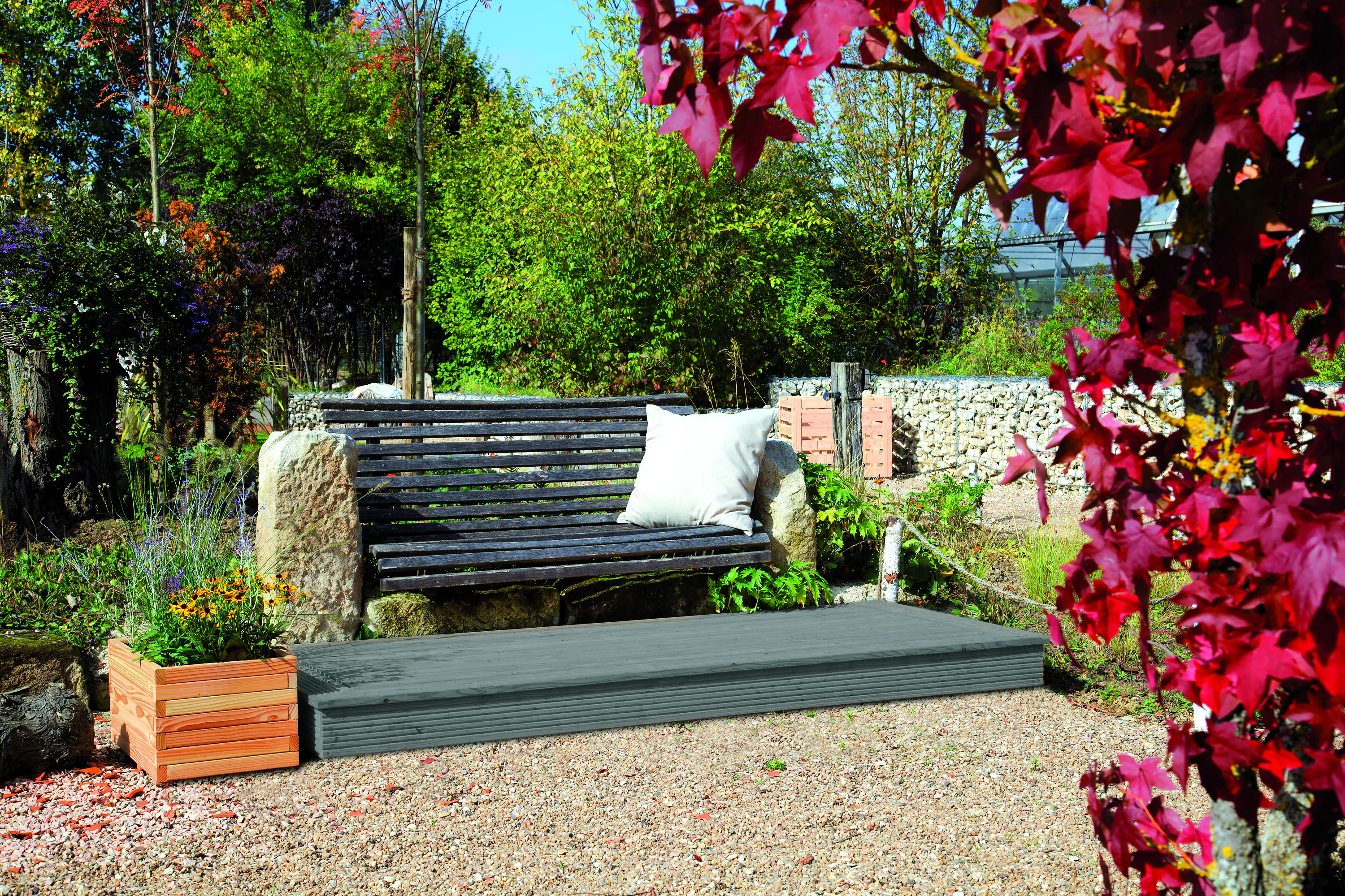 Rettenmeier Terrassendiele KDI grau 250 x 14,5 x 2,8 cm Rettenmeier Terrassendiele KDI grau 250 x 14,5 x 2,8 cm