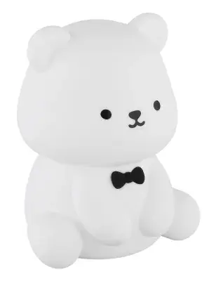 Globo Akku Tischleuchte Teddy 1W RGBW weiß Kunststoff