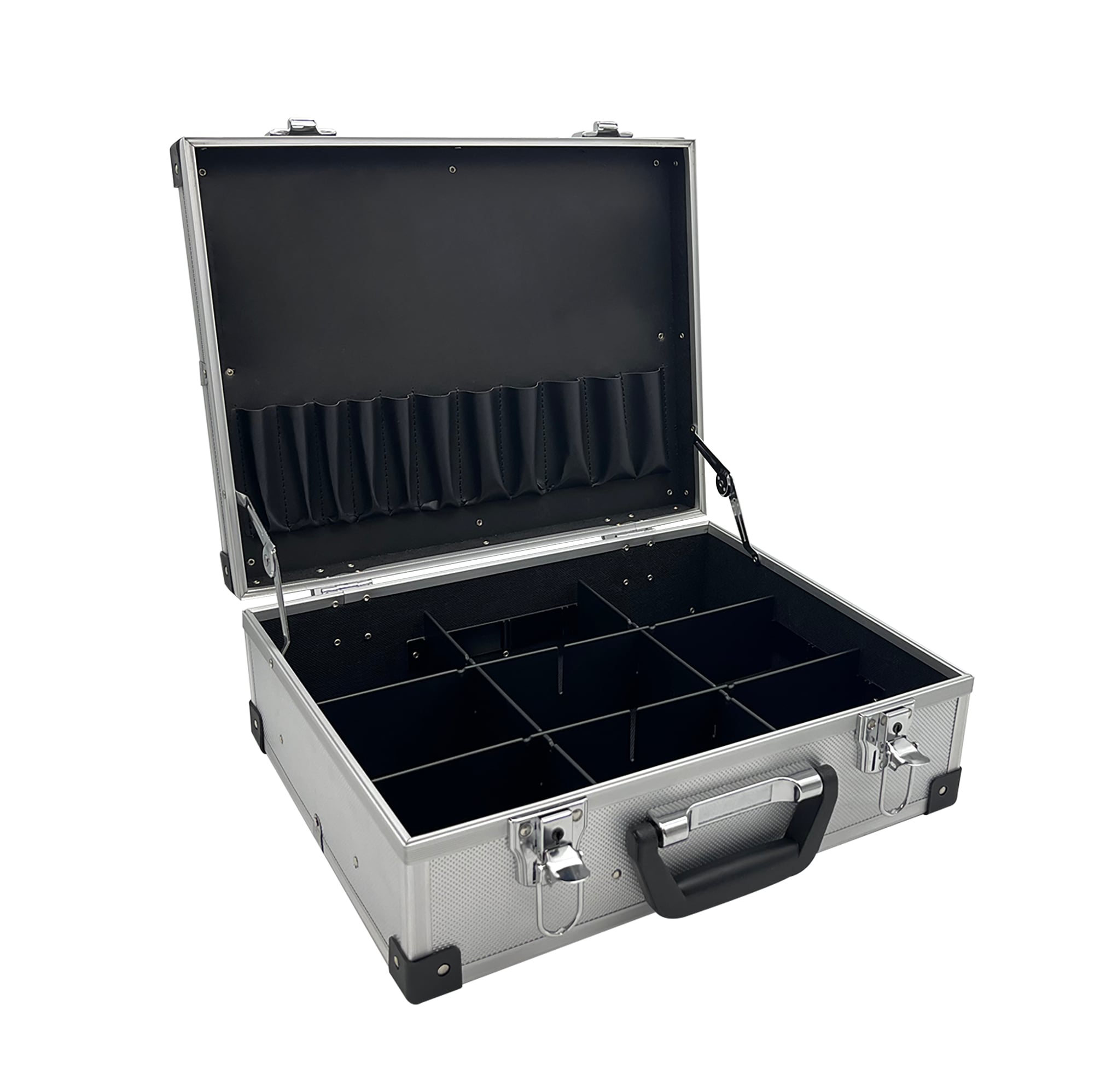 TrendLine Werkzeugkoffer Aluminium unbestückt 39,5 x 30 x 13 cm