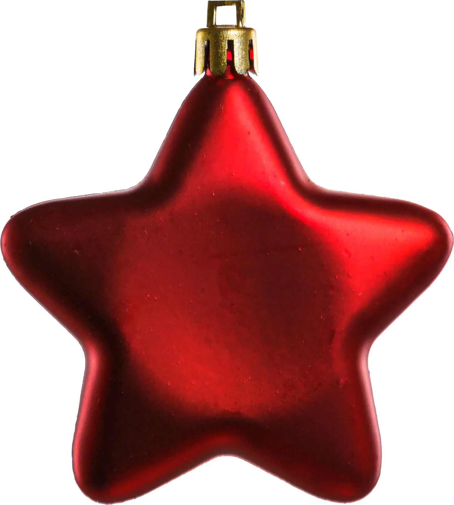 2076601527534_02 TrendLine Weihnachtskugeln Sterne bruchfest, langlebig 7 cm rot 8 Stück