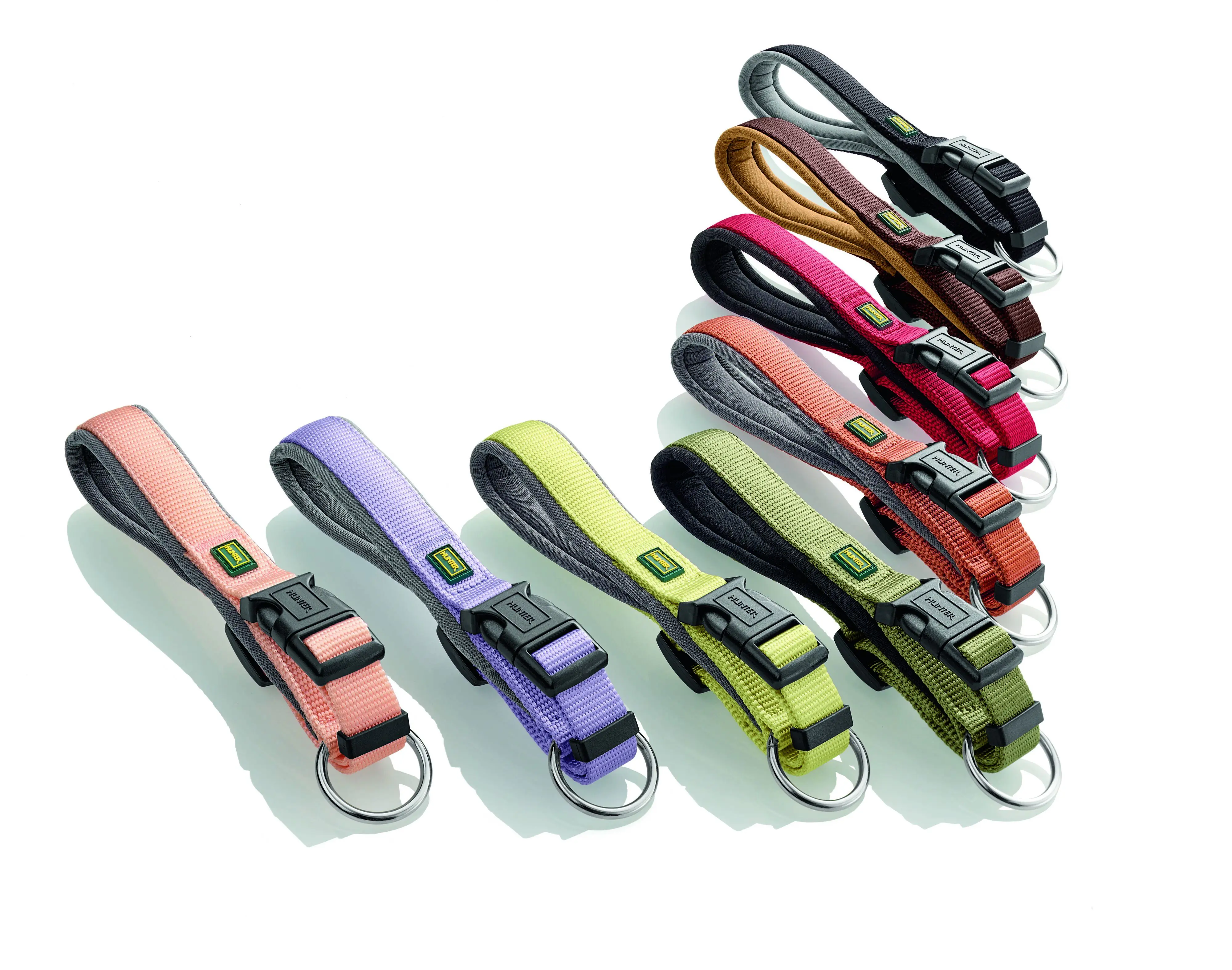 Hunter Hundehalsband Neopren Vario Plus L-XL schwarz/grau