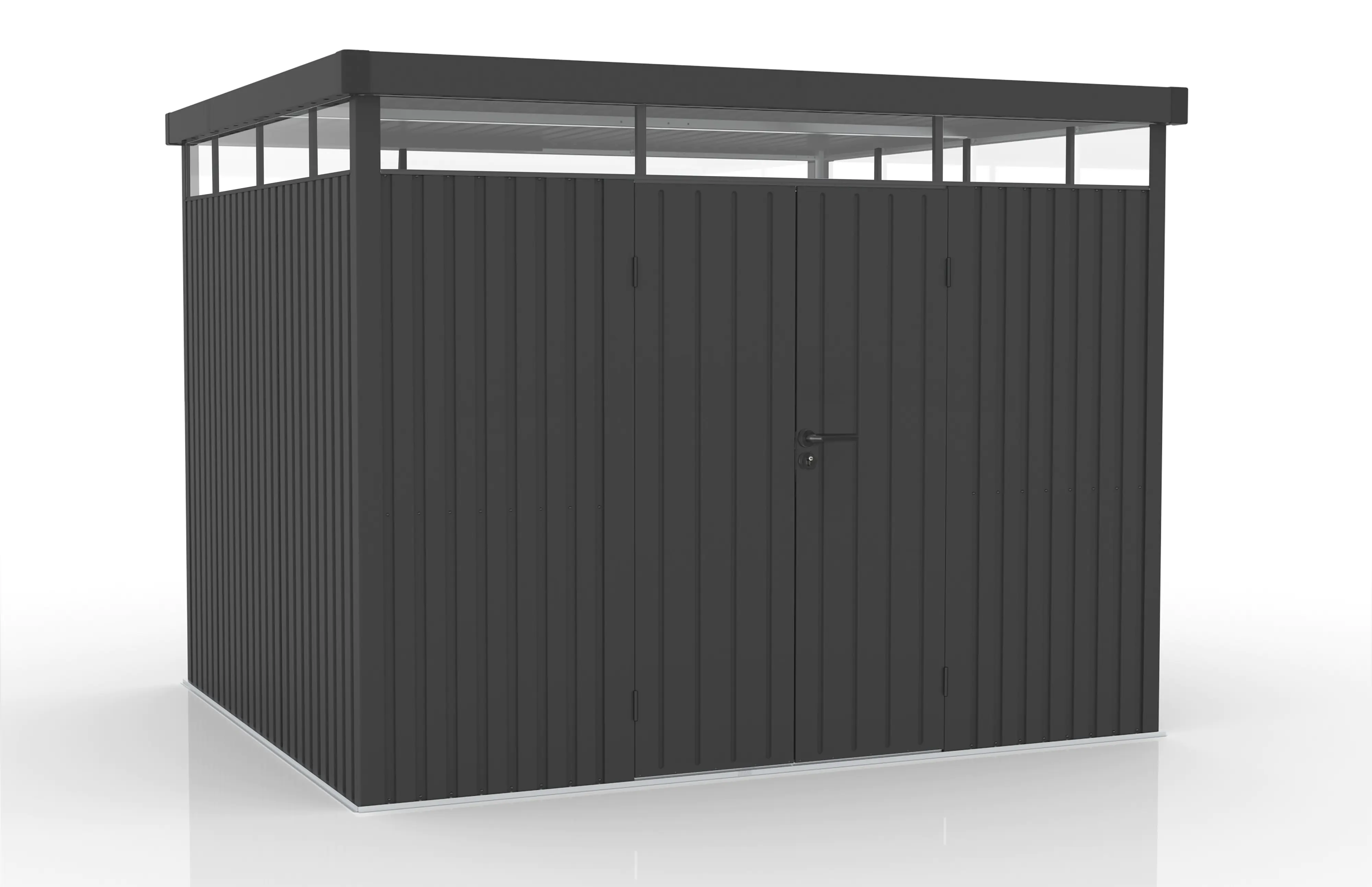 Metall-Gerätehaus Premium mit Doppeltür 292 x 253 cm