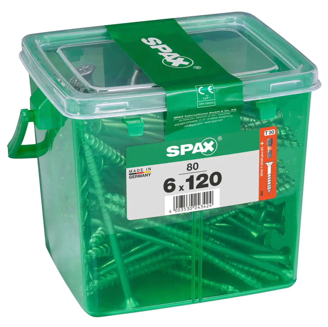 Spax Universalschrauben 6.0 x 120 mm TX 30 - 80 Stk.