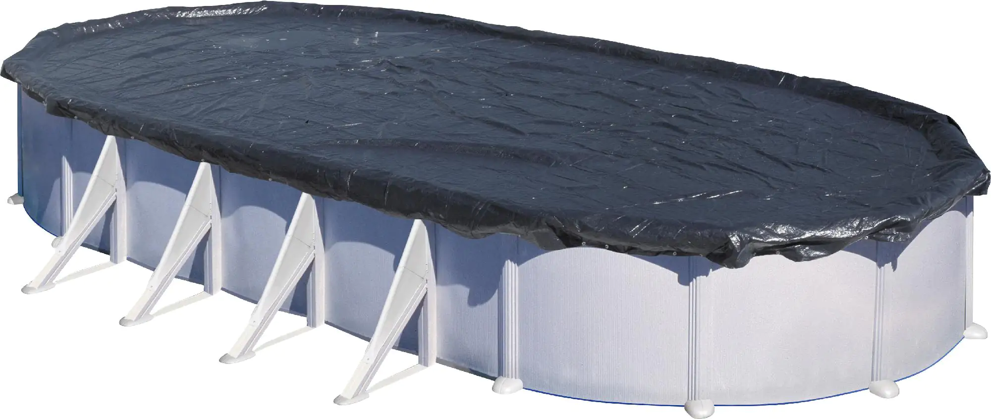 Gre Winterabdeckplane schwarz, 680 x 460 cm