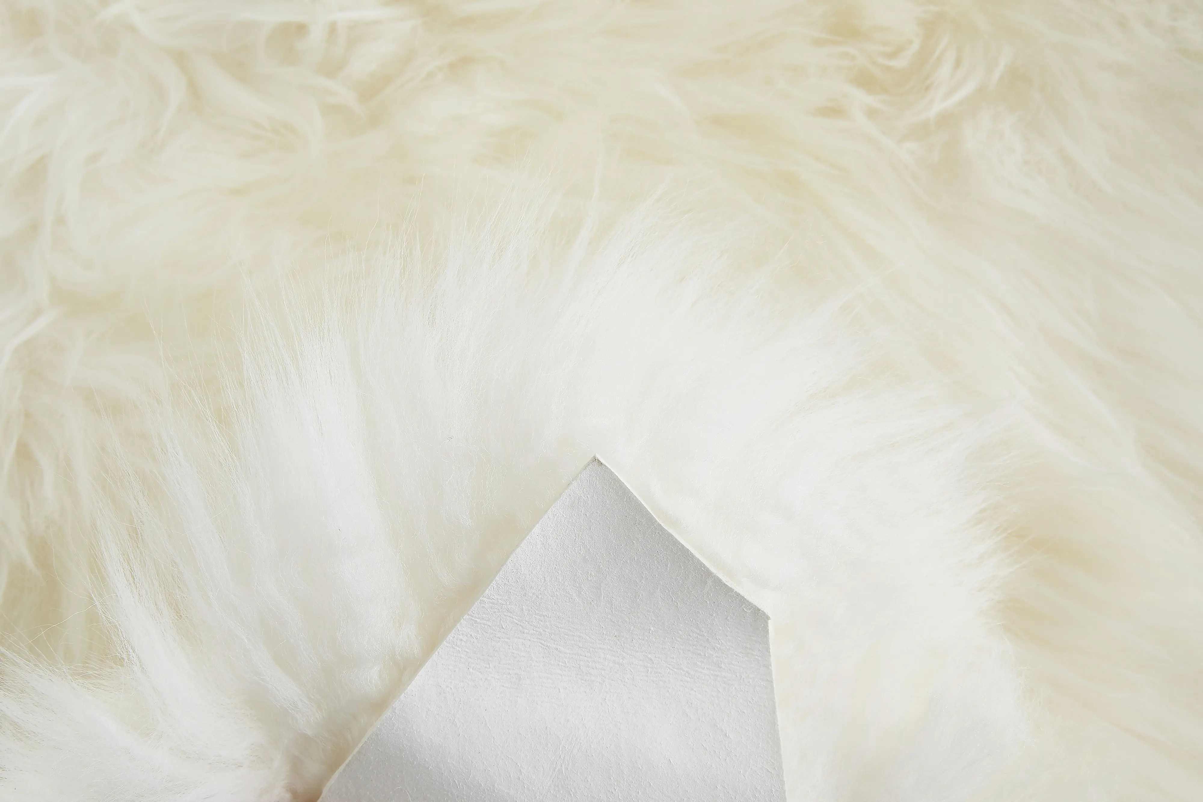 Schaffell natur weiß, ca. 60 x 85 cm