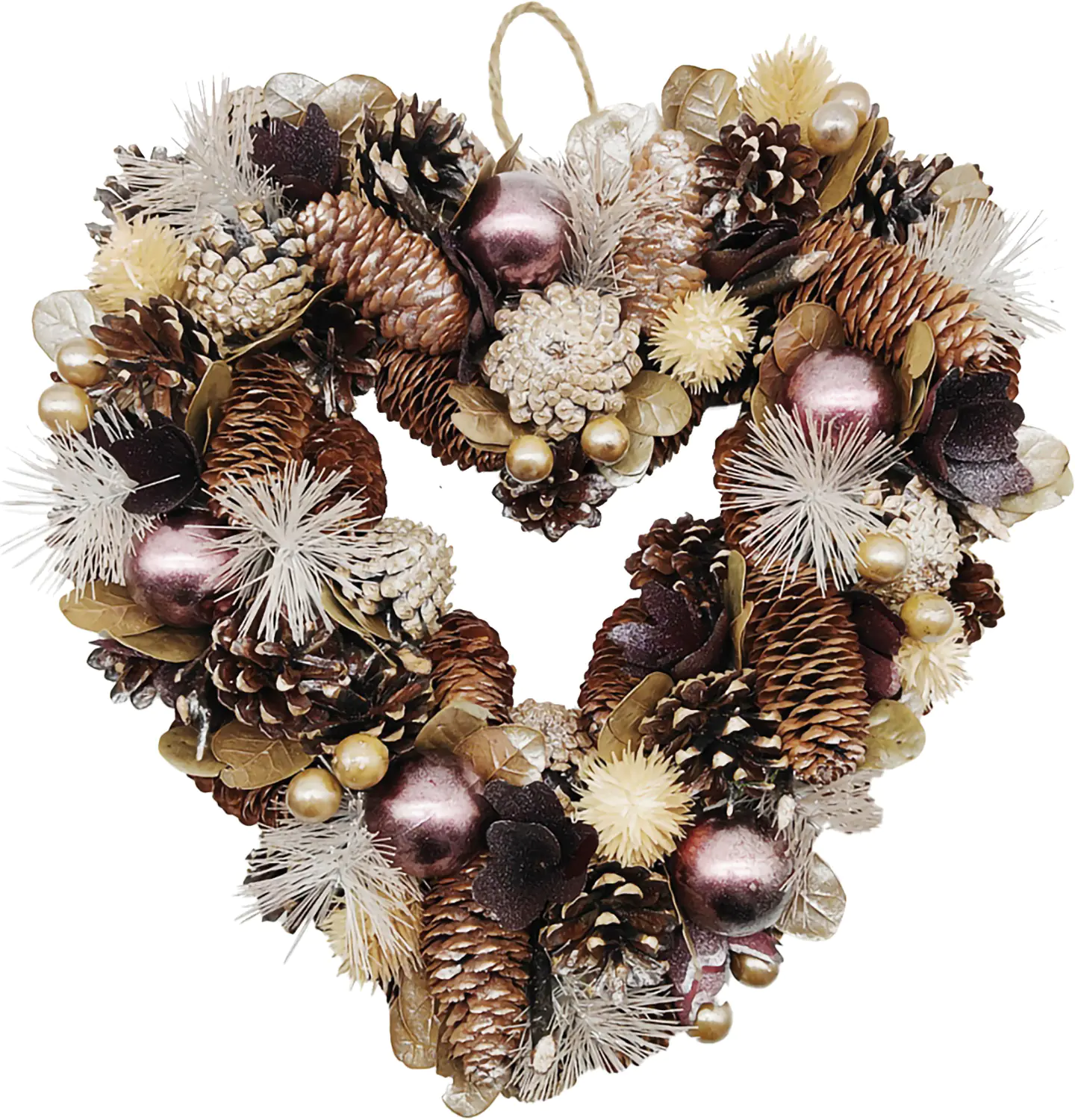 TrendLine Herz mit Glitzer, 36*35*8 cm