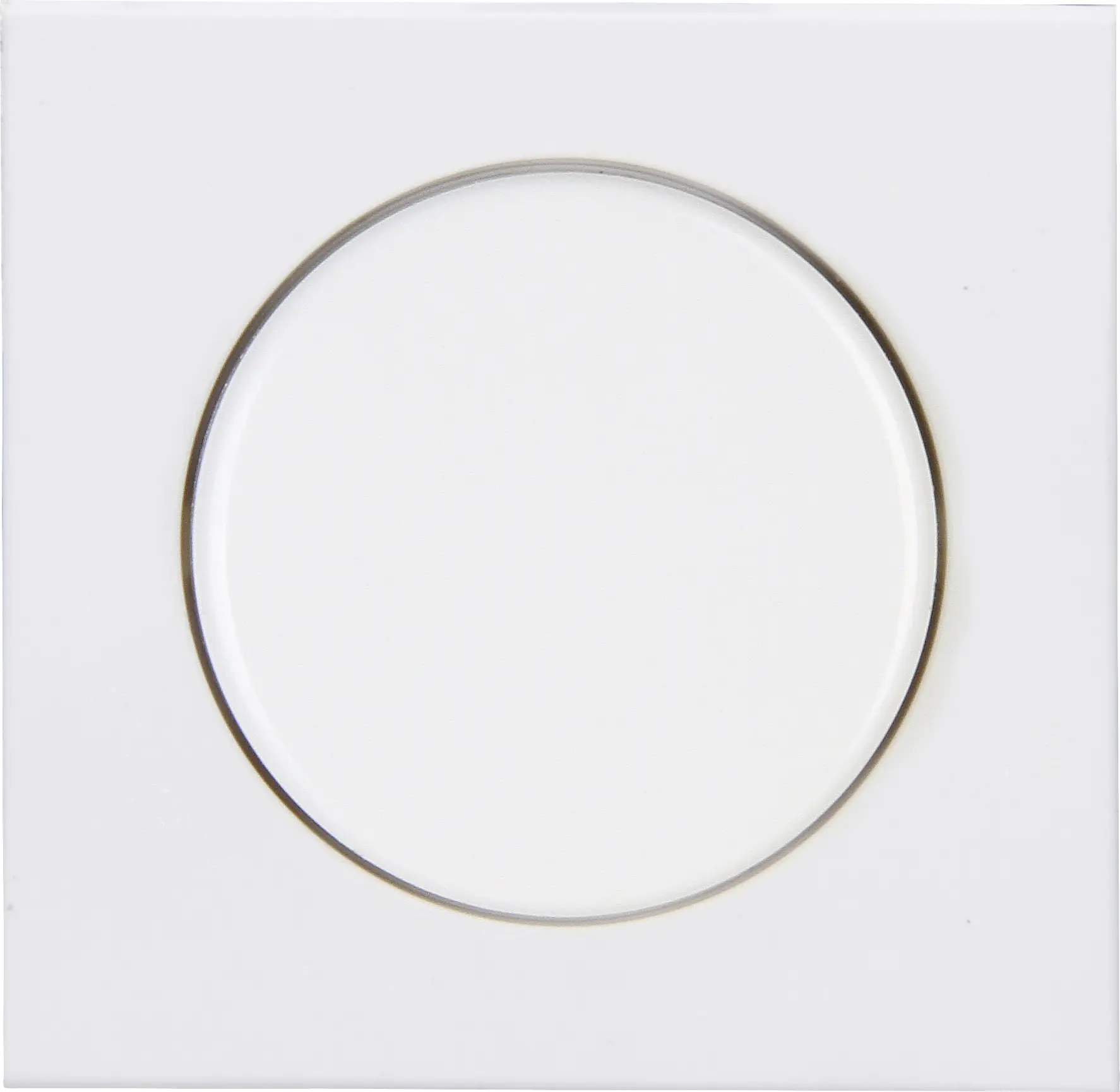 Kopp Abdeckung Druck-Wechseldimmer Athenis arktisweiß matt, 333750188