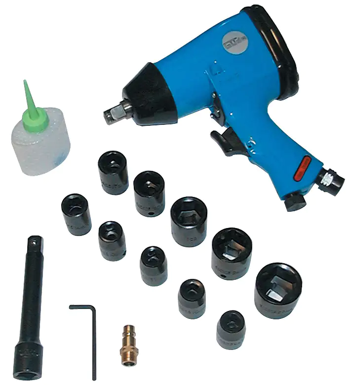 Güde Druckluft Schlagschrauber-Satz 1/2 inkl. 10 Stecknüssen