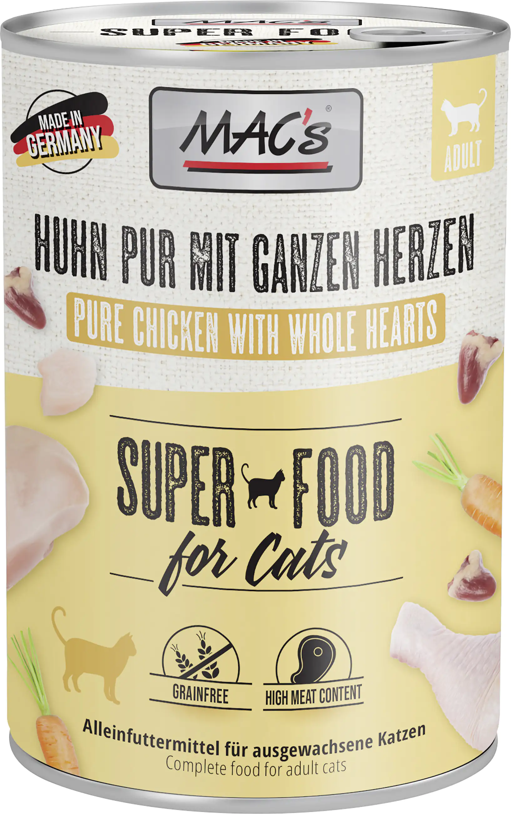 Macs Cat Huhn & Herz 400 g Macs Cat Huhn & Herz 400 g