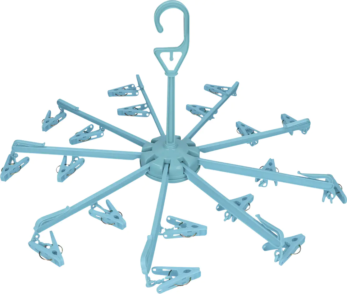 Cartrend Trockenkarussell mit 18 Wäscheklammern