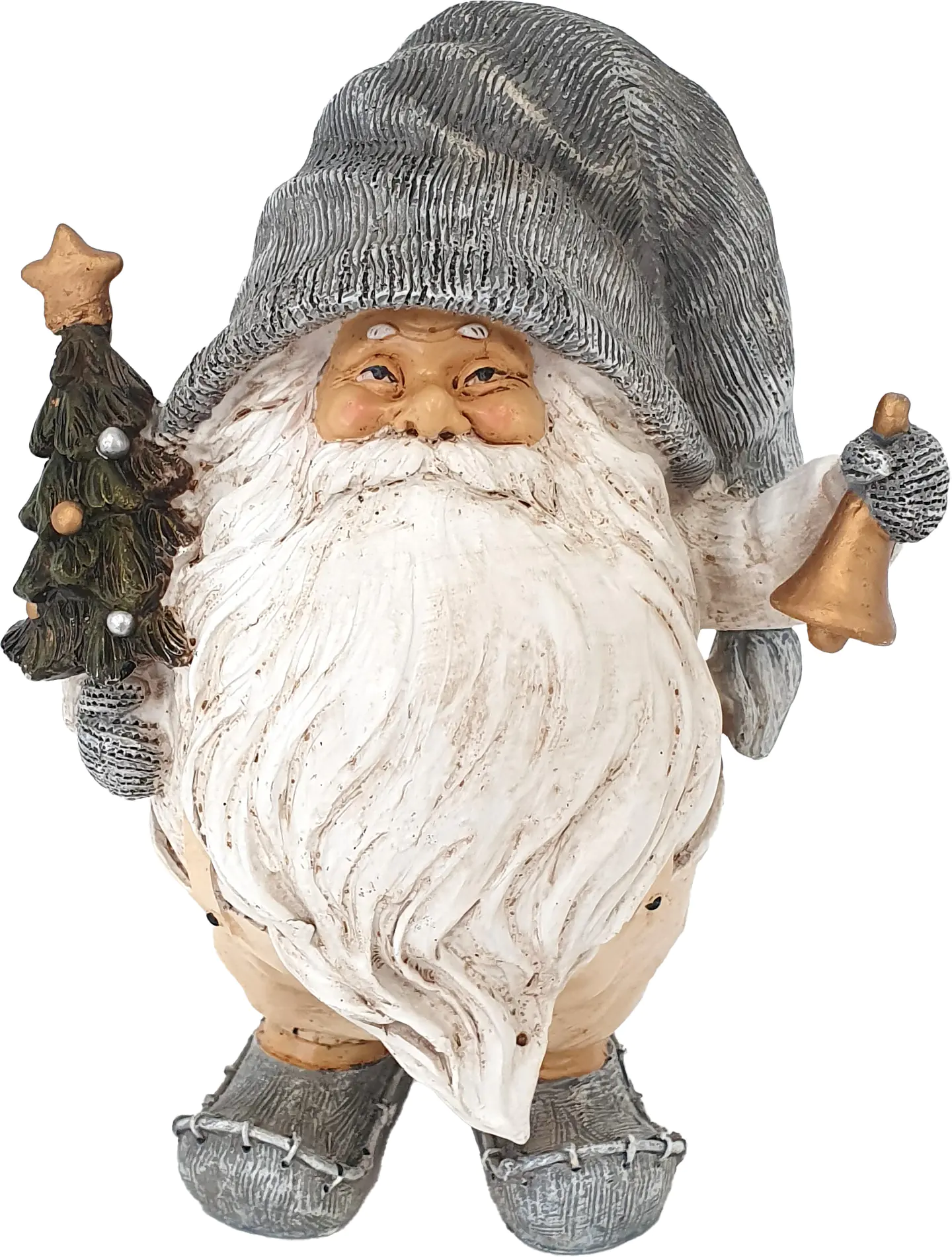 Dekofigur Wichtel grau 20 cm