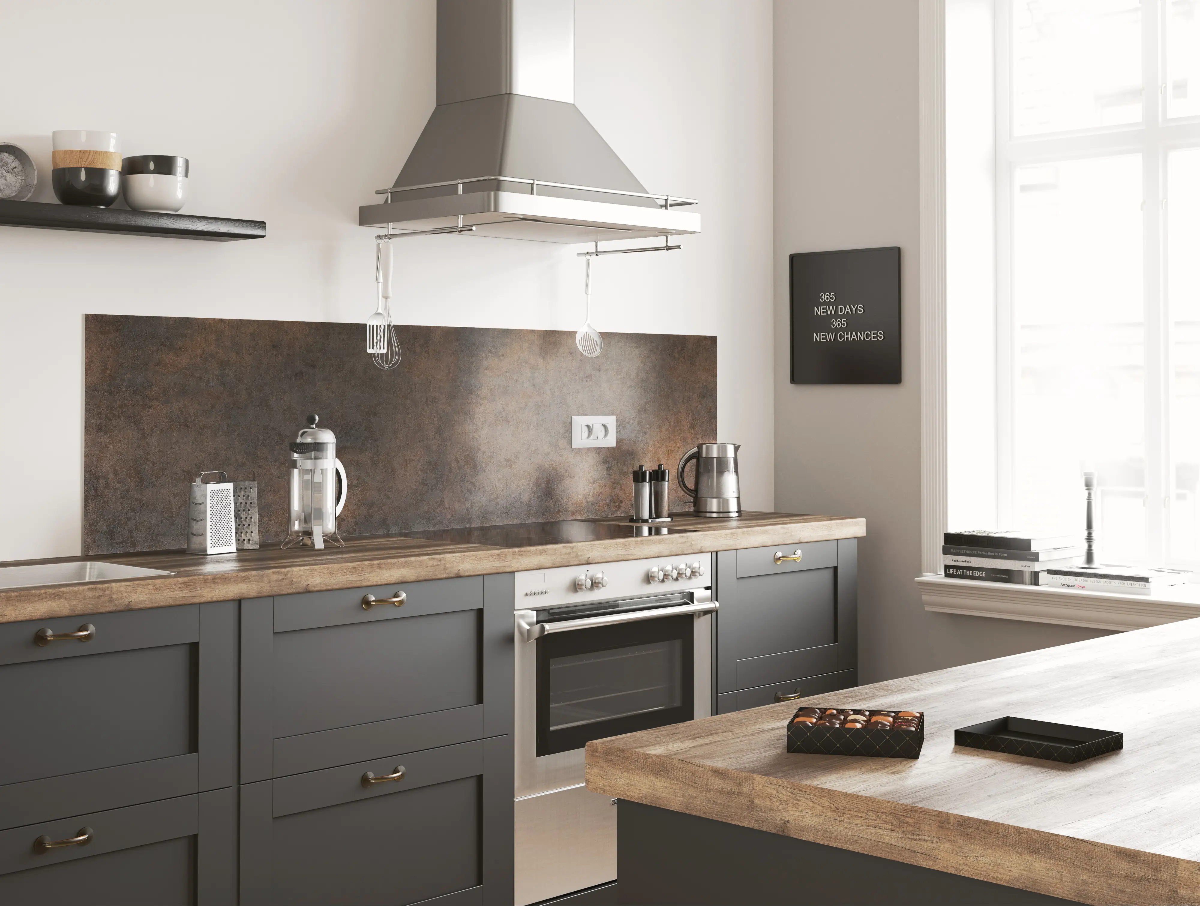 Küchenrückwand WandArt Easy campino patina 200 x 58,5 cm