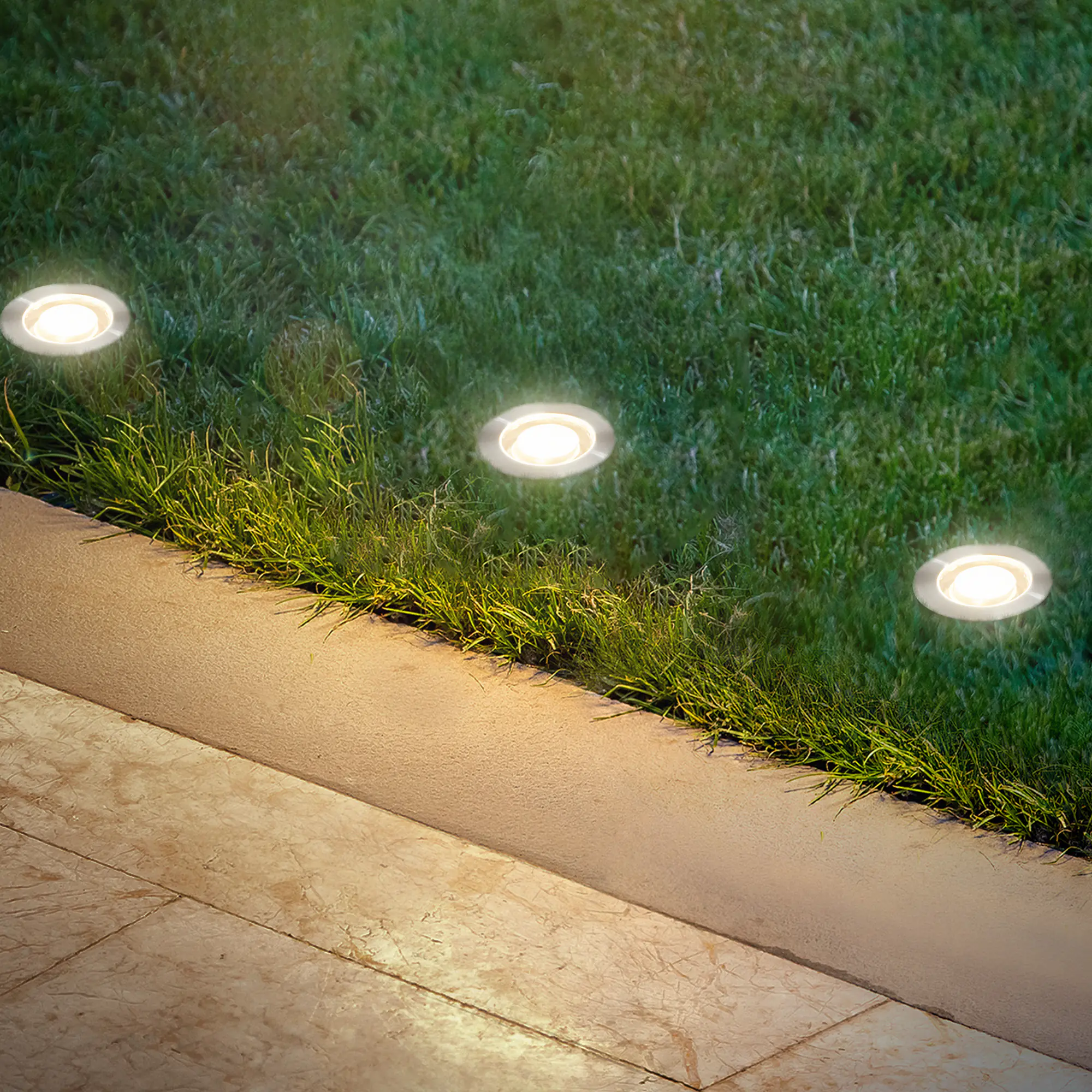 Briloner LED Außen-Bodenstrahler Kebony Connect to Shine 3er Ergänzungsset 1,8W  Briloner LED Außen-Bodenstrahler Kebony Connect to Shine 3er Ergänzungsset 1,8W