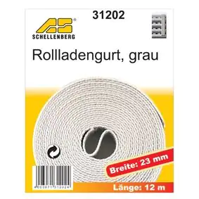 Schellenberg Rollladengurt grau Breite 23 mm - Länge 12 m Schellenberg Rollladengurt grau Breite 23 mm - Länge 12 m