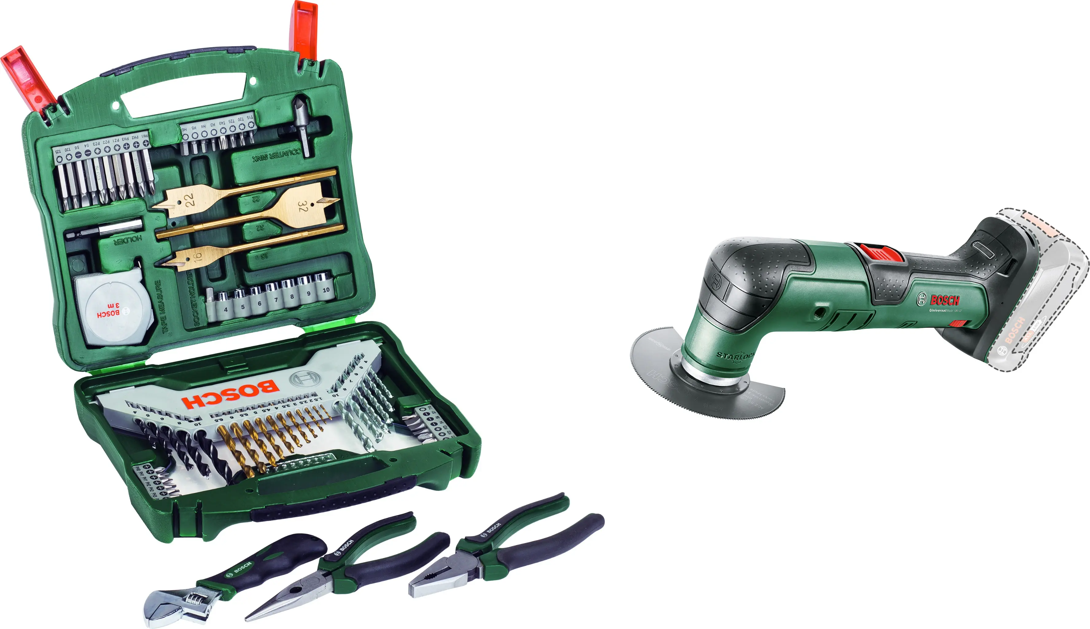Bosch Akku-Multifunktionswerkzeug UniversalMulti 18V-32 Solo Bosch Akku-Multifunktionswerkzeug UniversalMulti 18V-32 Solo