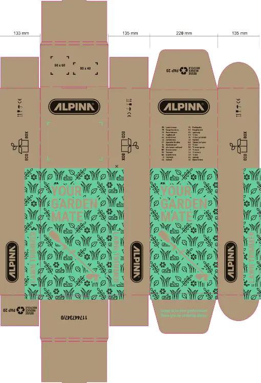 Alpina Elektro Rasentrimmer ATR 350 E 350 W, 24 cm Schnittbreite